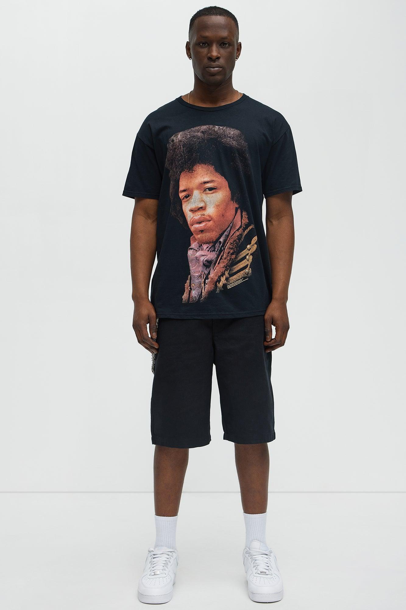 Jimi Hendrix Foxy Lady Short Sleeve Tee - Black Product Image