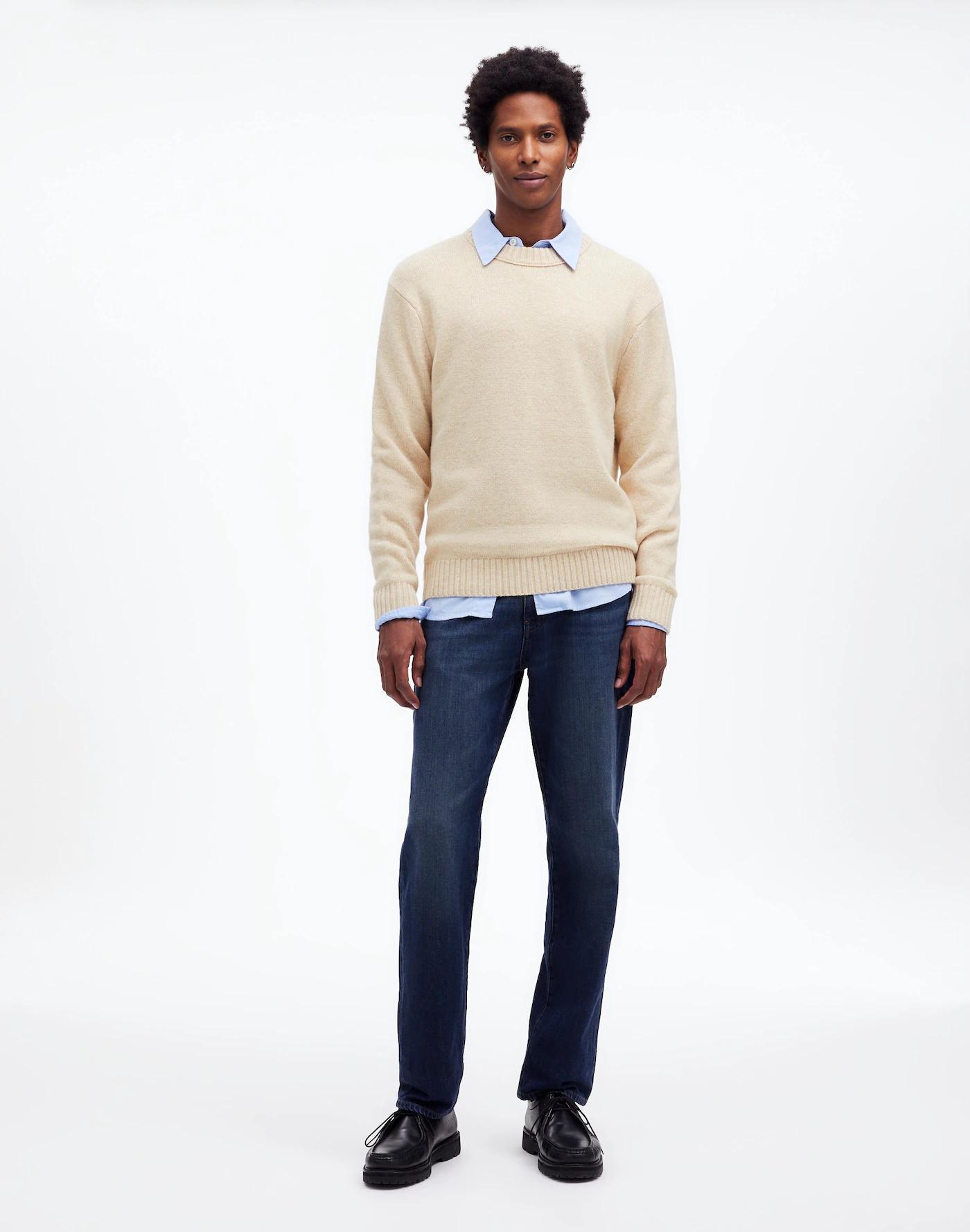 Crewneck Sweater in SoftWool Product Image