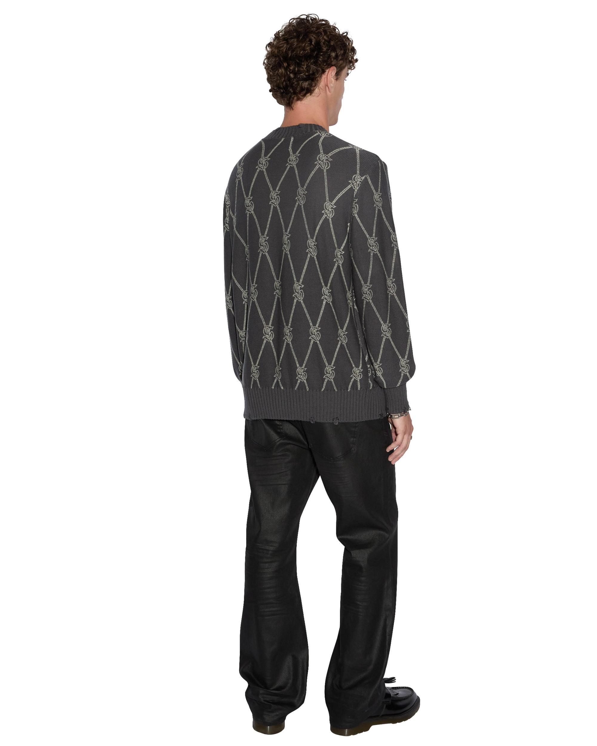 DIAMOND DOLLAR KNIT CREW GREY Male Product Image