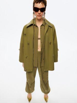 Nocturne Womens Chained Trench Coat Product Image