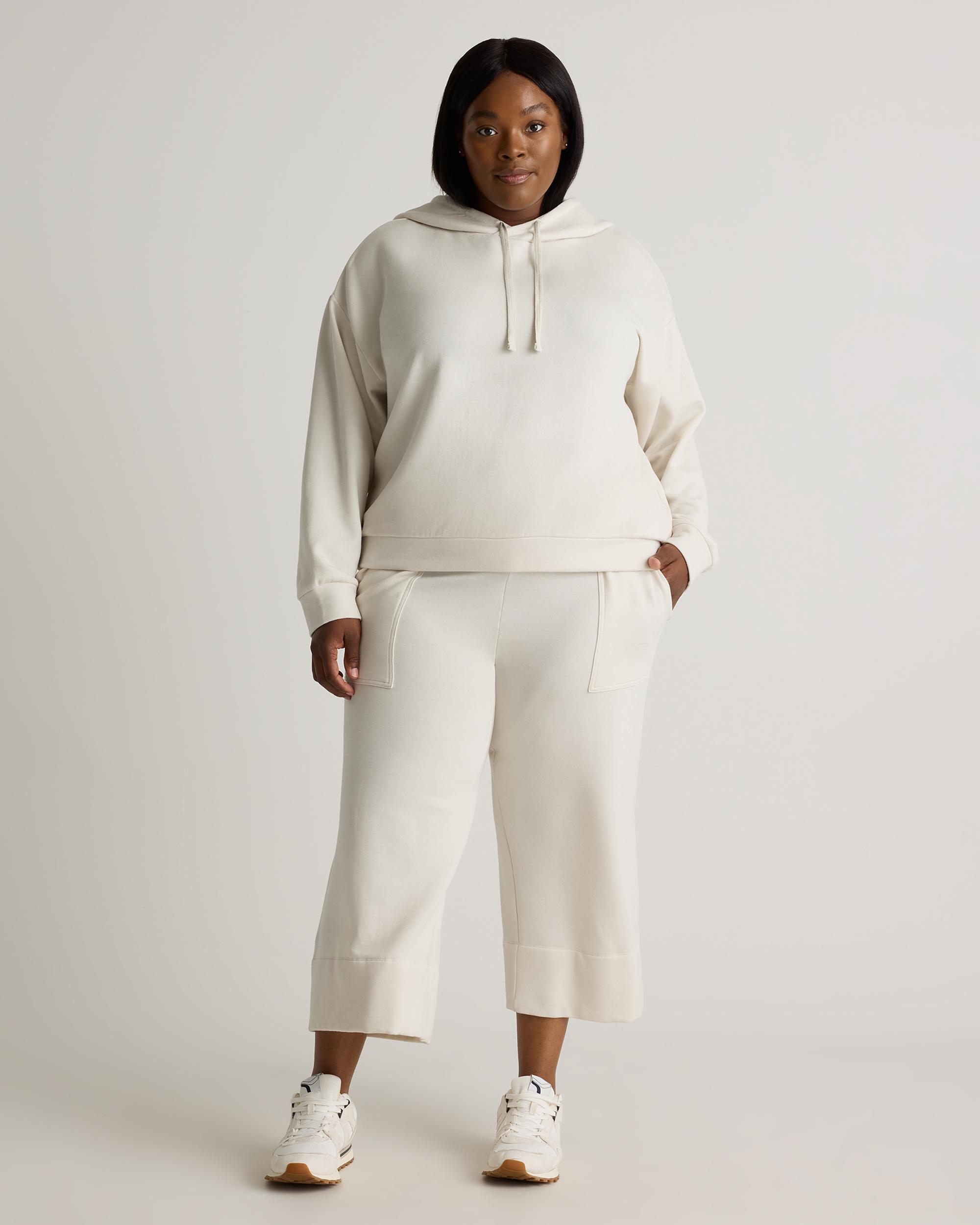 Quince | Women's SuperSoft Fleece Pullover Hoodie Lenzing Modal Product Image