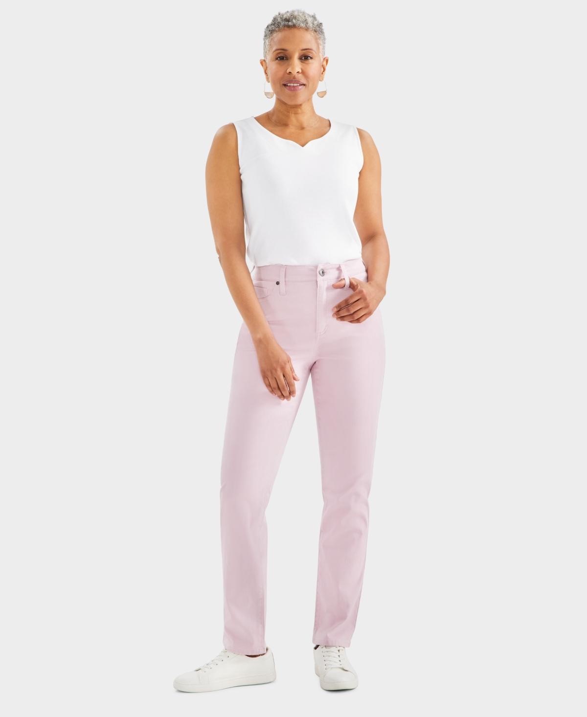 Style & Co Womens High Rise Straight-Leg Jeans, Regular, Short and Long Lengths, Created for Macys Product Image