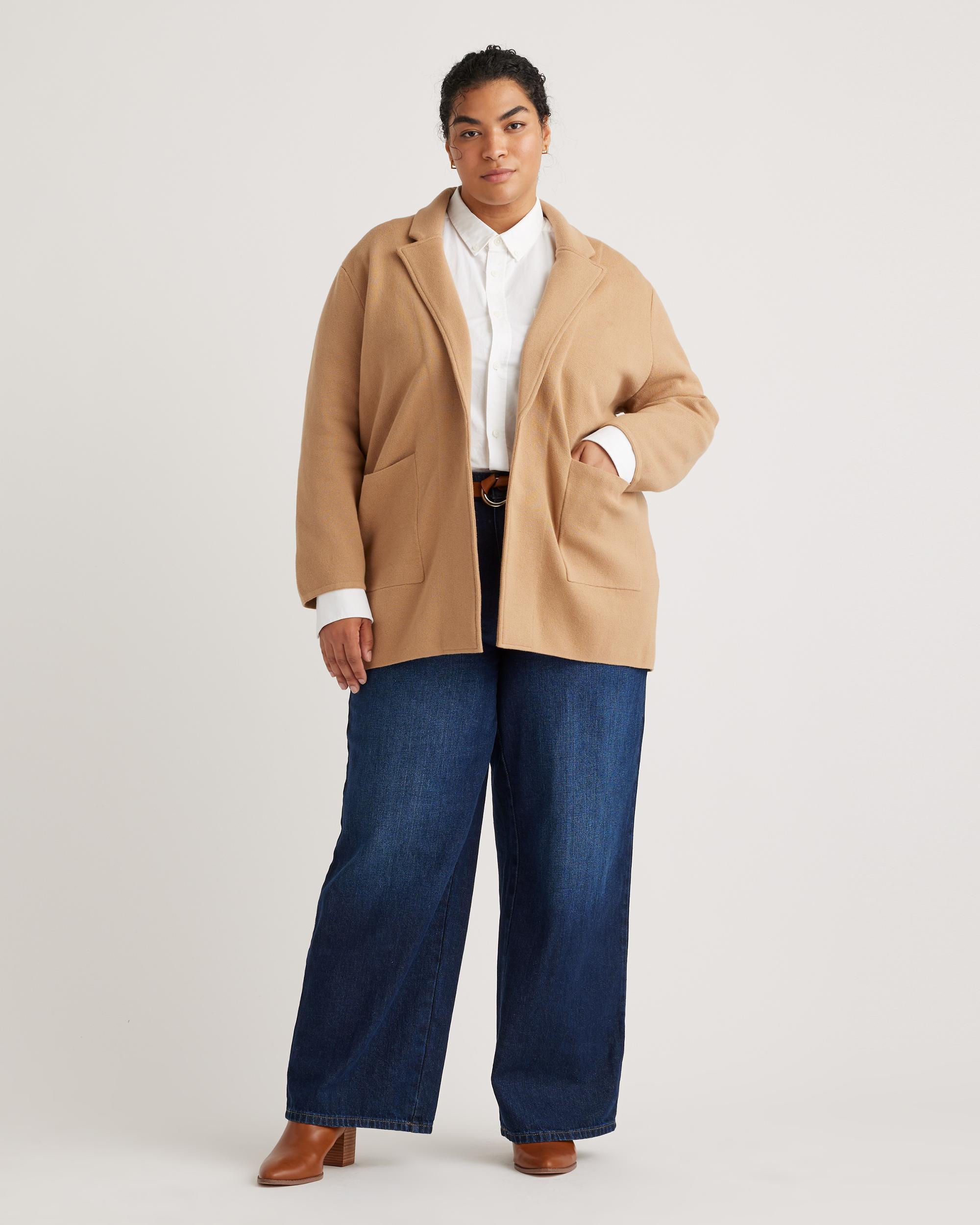 Quince | Women's Knit Blazer Organic Cotton Product Image