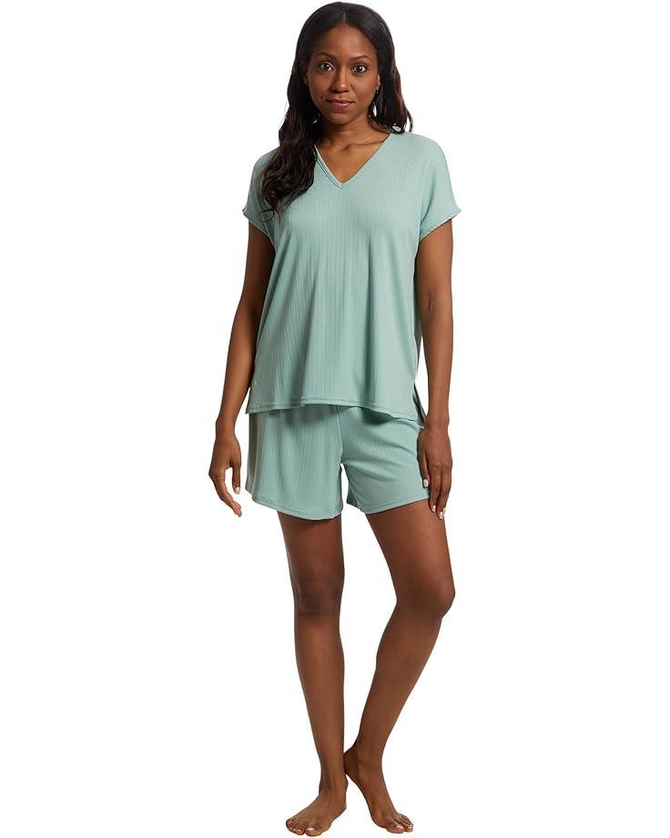 All American Jersey & Lace Shortie Set Product Image