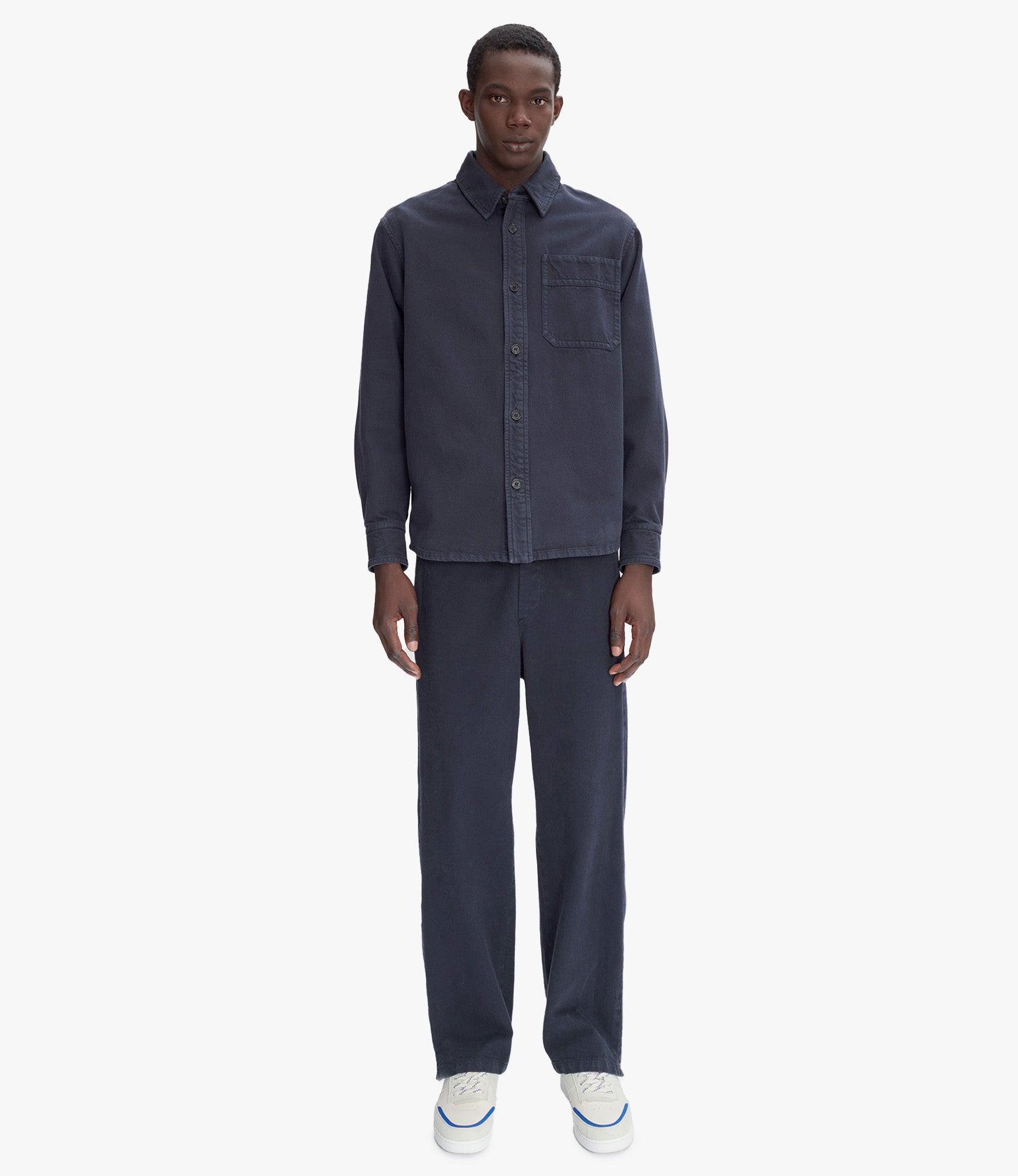 Basile Brodée Poitrine overshirt Male Product Image