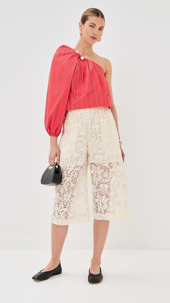 Nackiye Antiparos One Shoulder Shawl Top | Shopbop Product Image