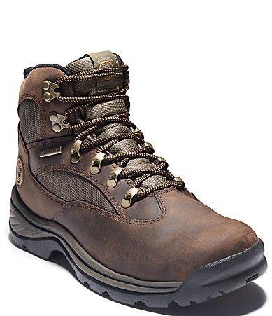 Timberland Chocorua Trail Mid Waterproof (Dark Full-Grain) Men's Hiking Boots Product Image