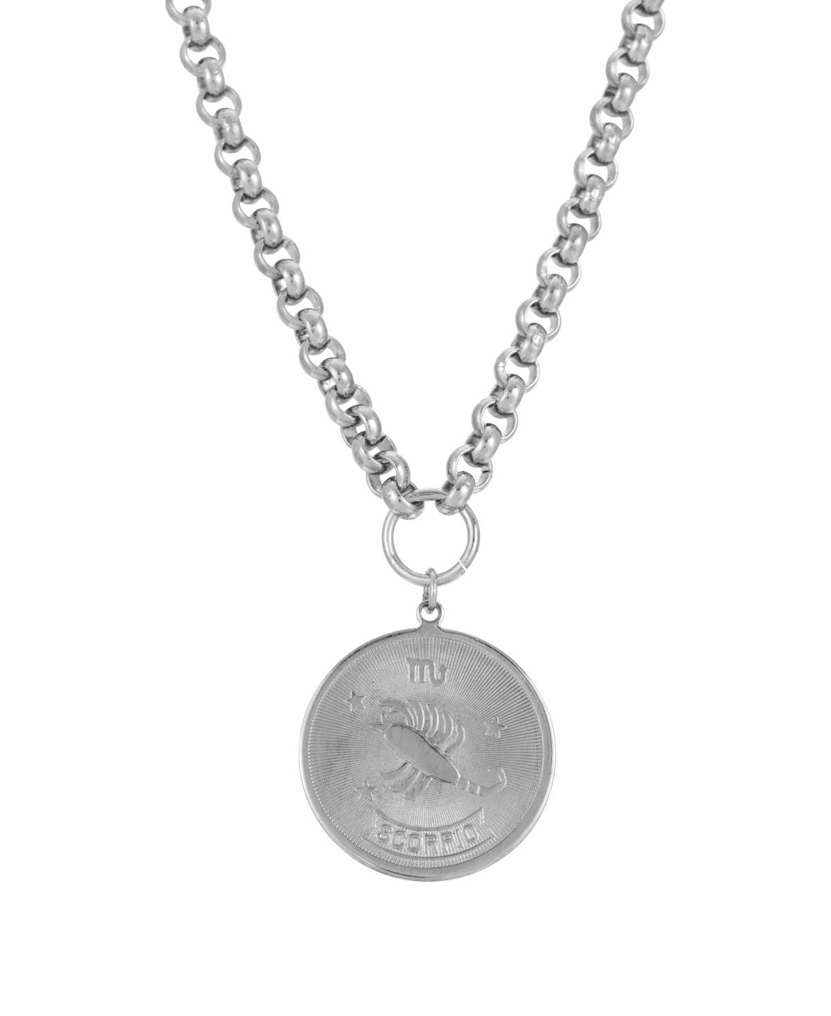 1928 Round Sagitarius Pendant Necklace, Womens, November Product Image