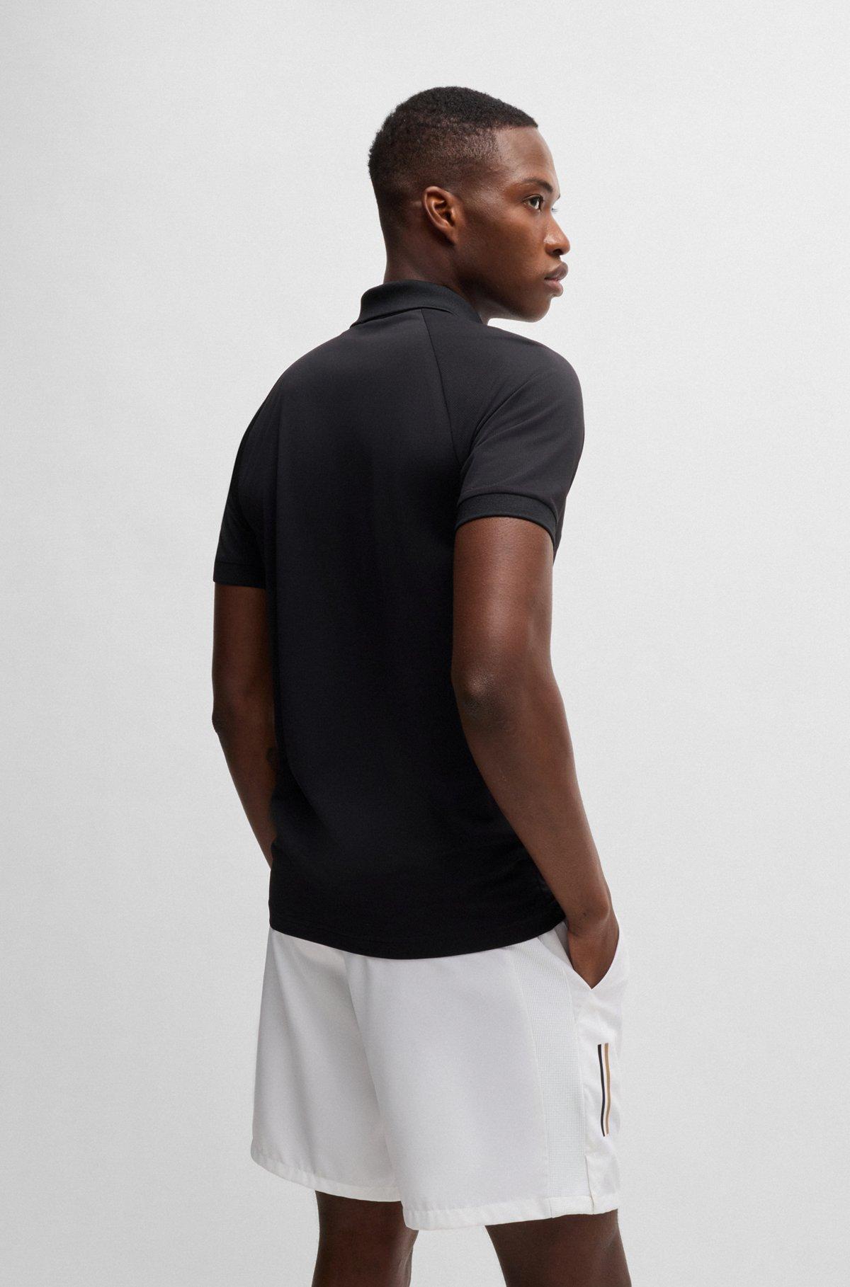 BOSS x Matteo Berrettini waffle-fabric polo shirt  Product Image