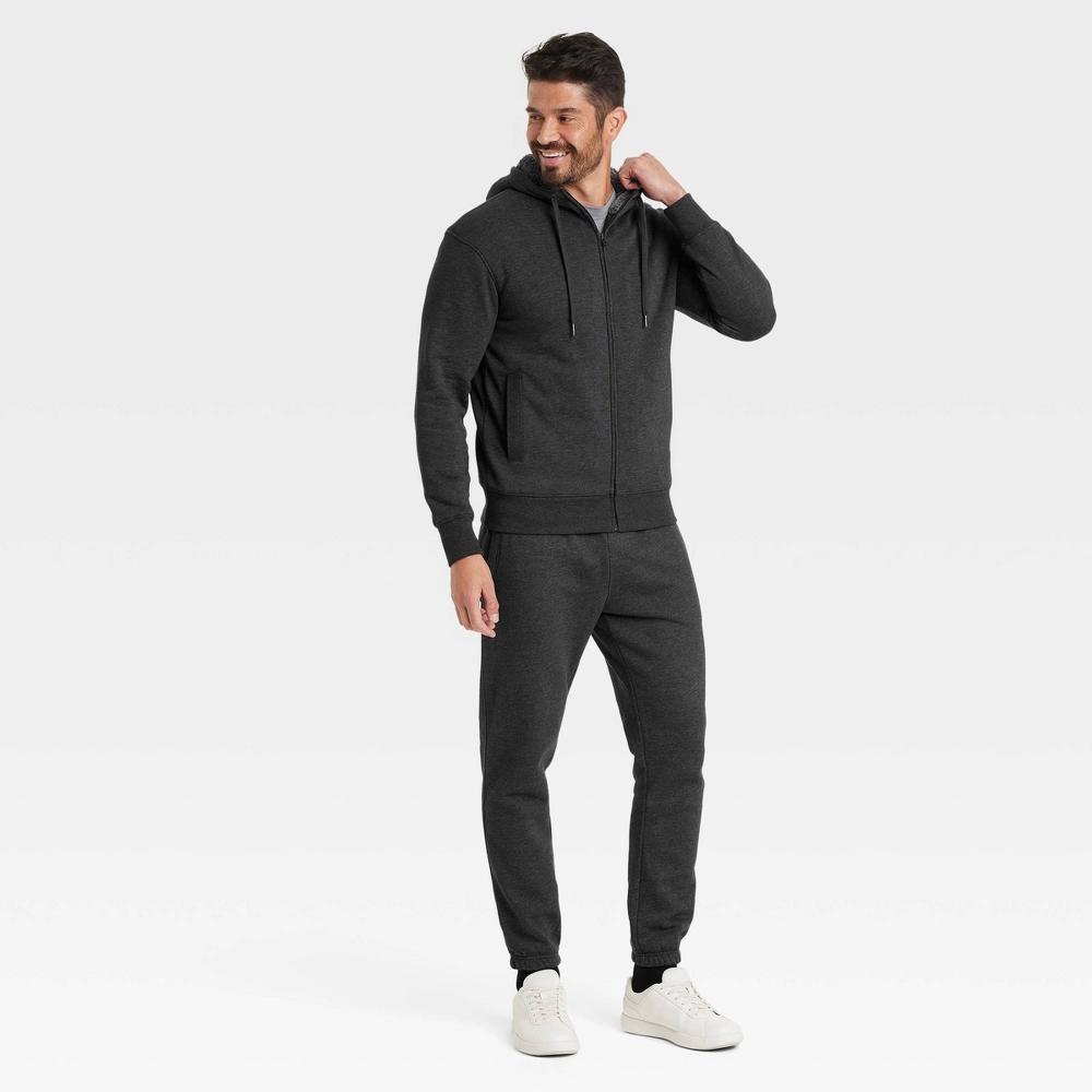 Men's High Pile Lined Zip-Up Hoodie - Goodfellow & Co™ Product Image