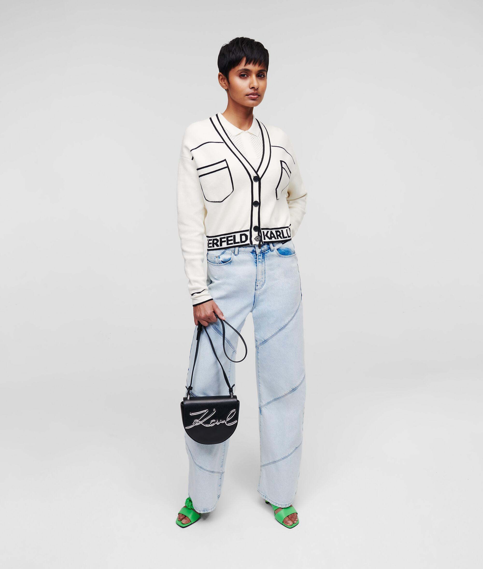 CROPPED LOGO CARDIGAN Product Image