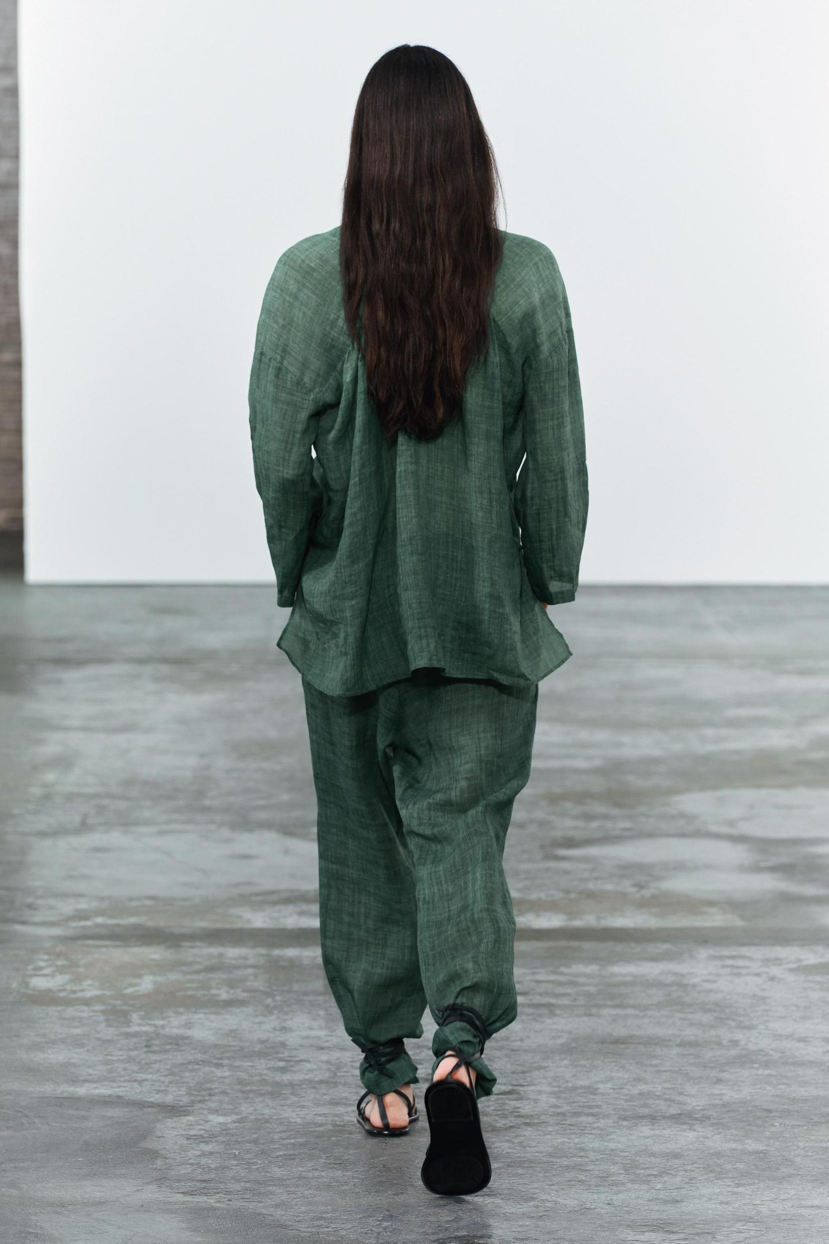 100% RAMIE PAJAMA PANTS ZW COLLECTION Product Image