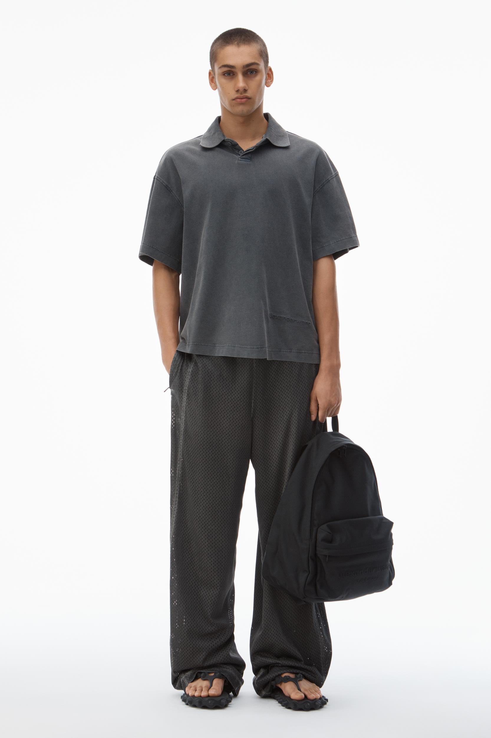 Men's Short-sleeve Polo Tee In Cotton Jersey Product Image