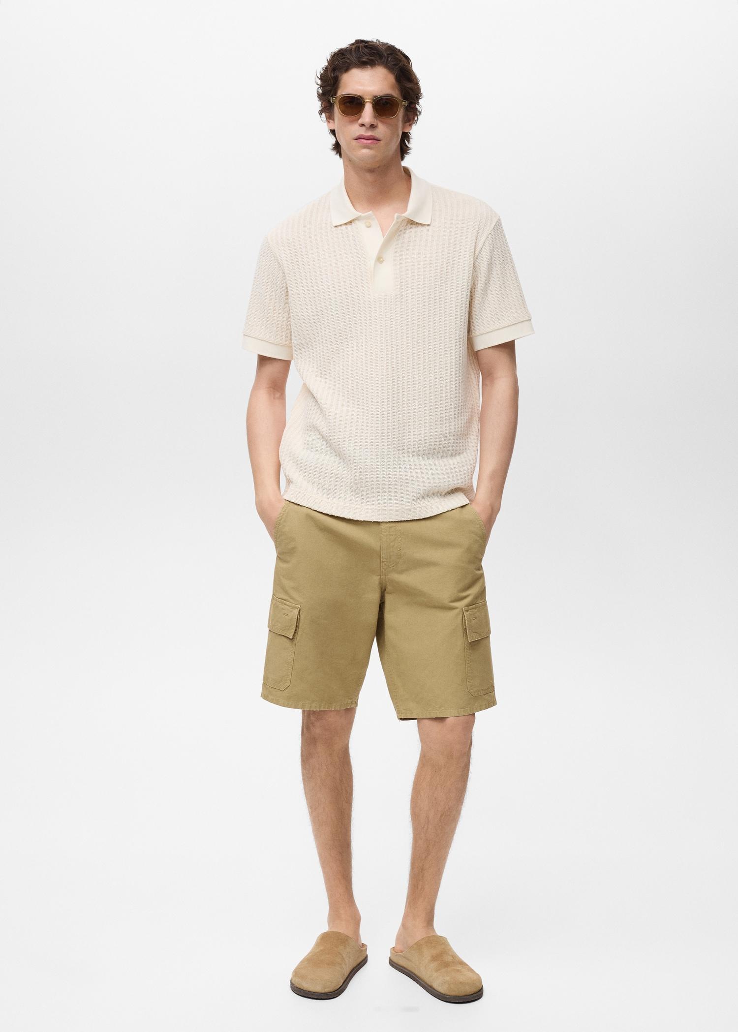 Cargo Bermuda shorts - Men | MANGO USA Product Image