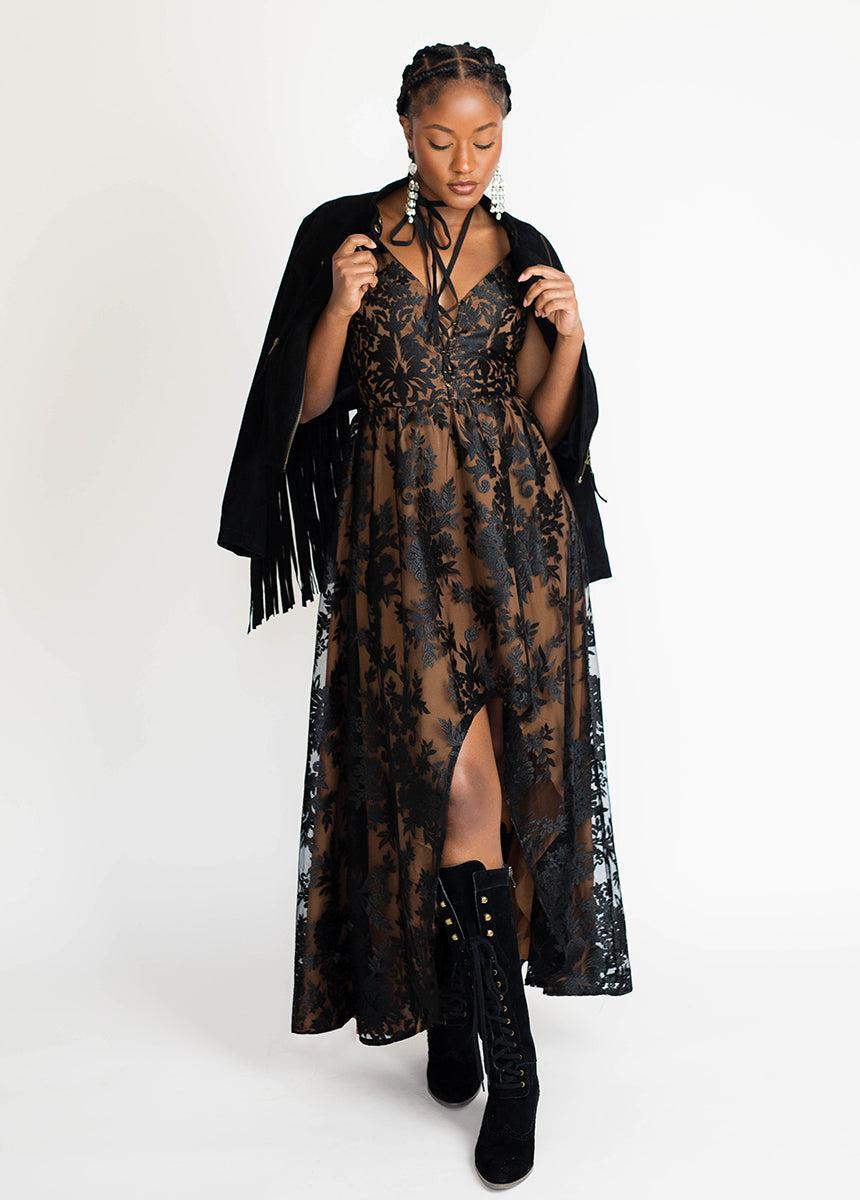 Holli Dress in Black Female Product Image