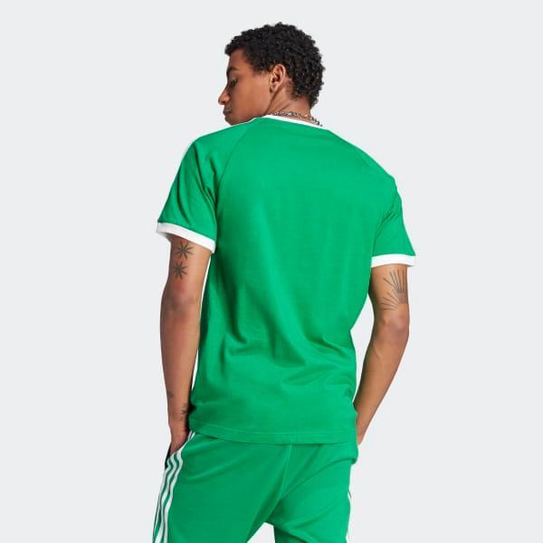 adidas Adicolor Classics 3-Stripes Tee Green S Mens Product Image