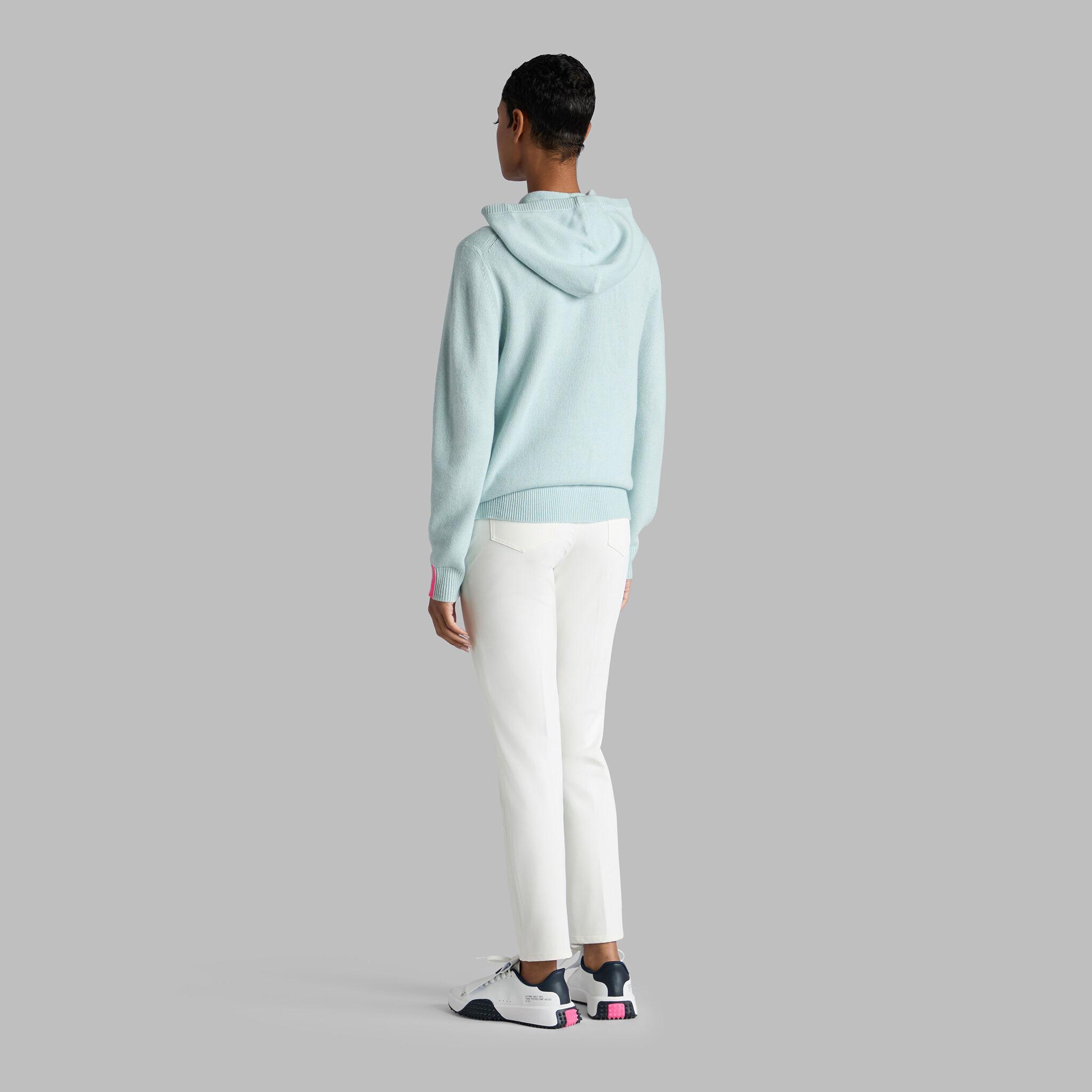 WASHABLE CASHMERE HOODED SWEATER Product Image