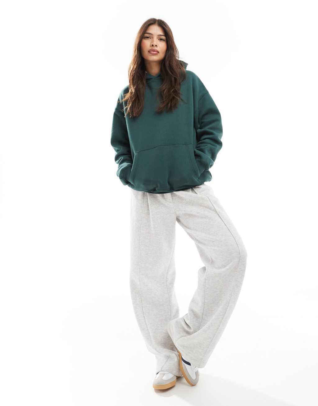 Cotton On classic hoodie in forest green Product Image