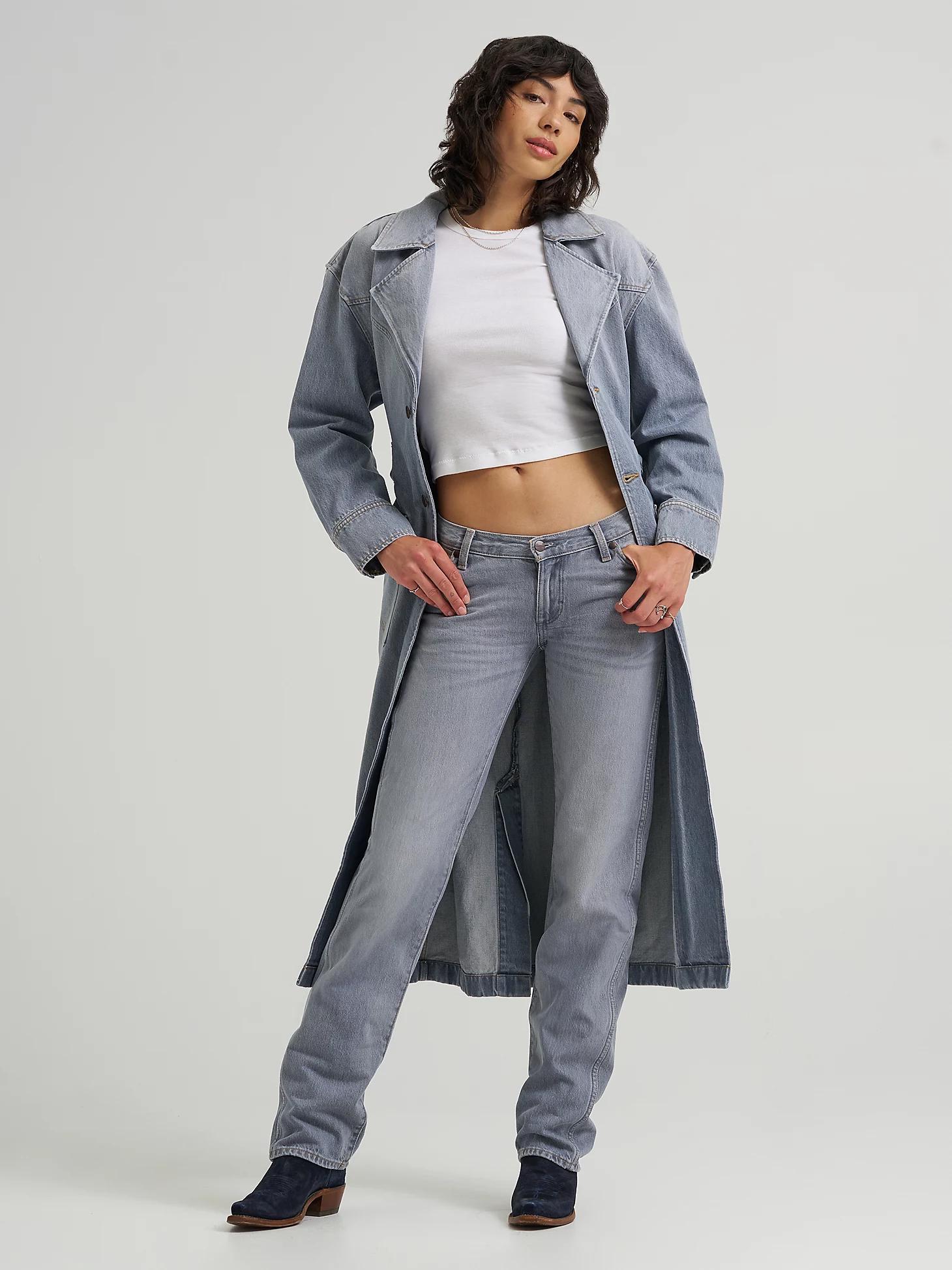 Women's Denim Trench | Women's JACKETS & OUTERWEAR | Wrangler® Product Image