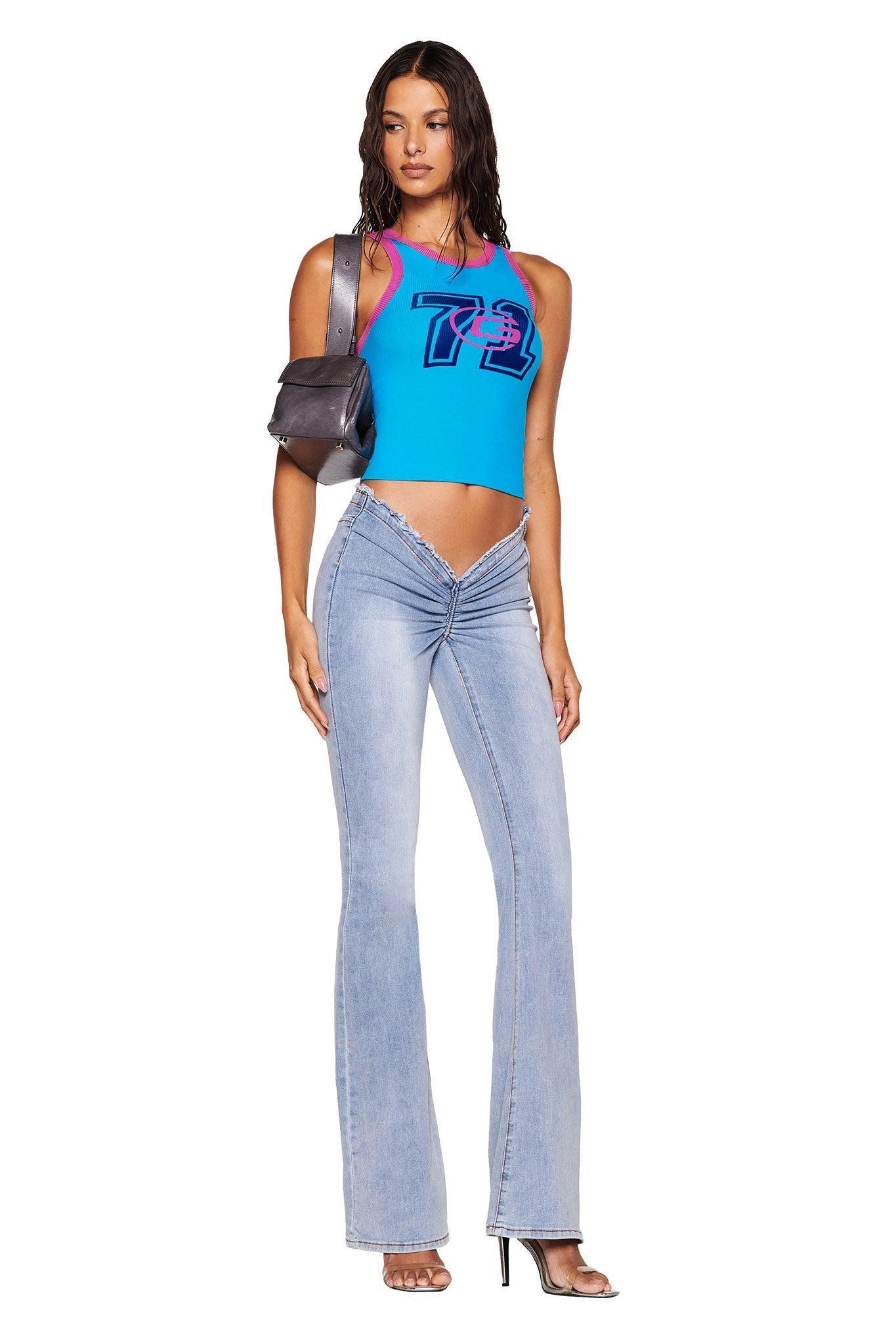 PENELOPE TANK - BLUE : SKY BLUE Product Image