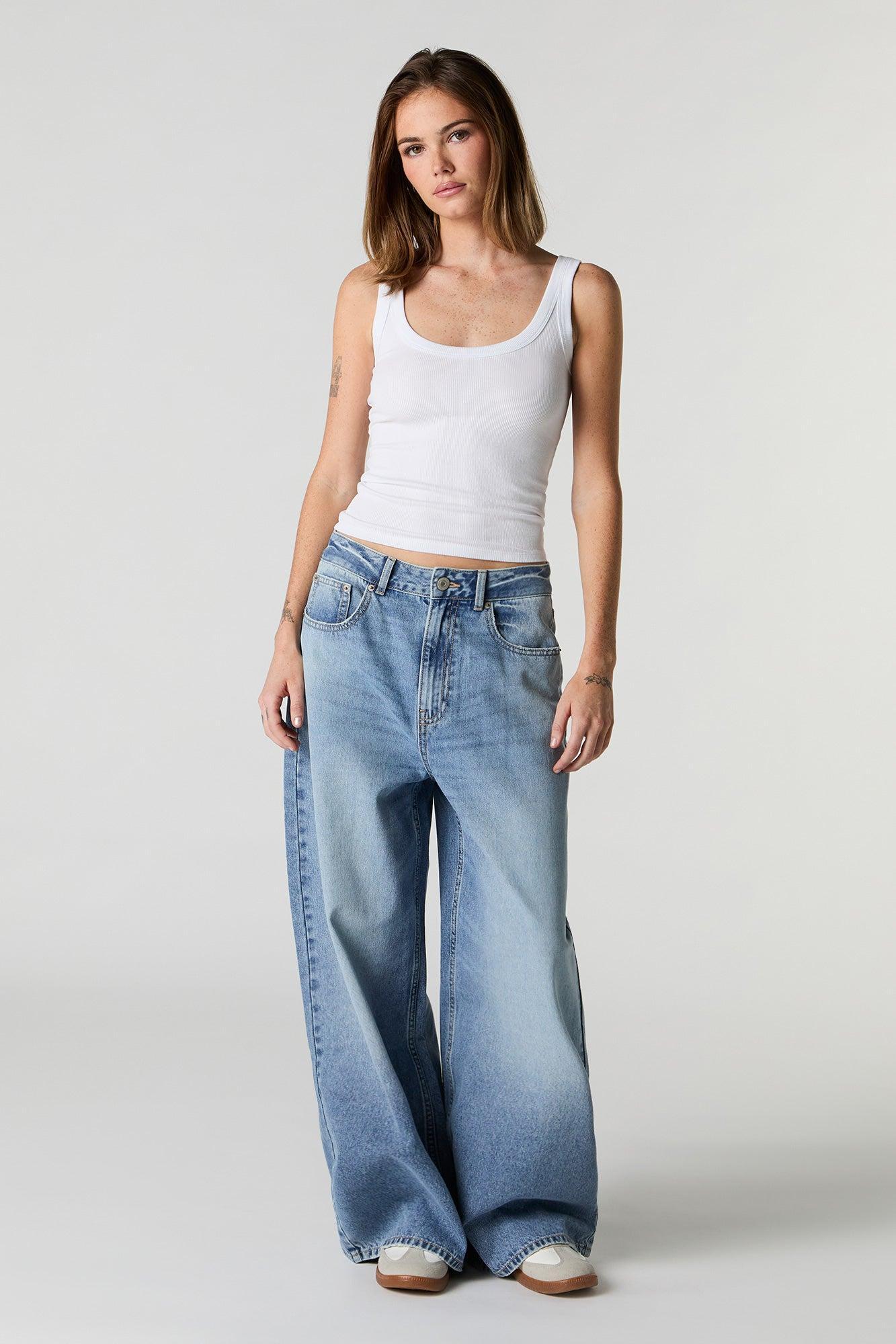 Ribbed Scoop Neck Skimmer Tank Female Product Image