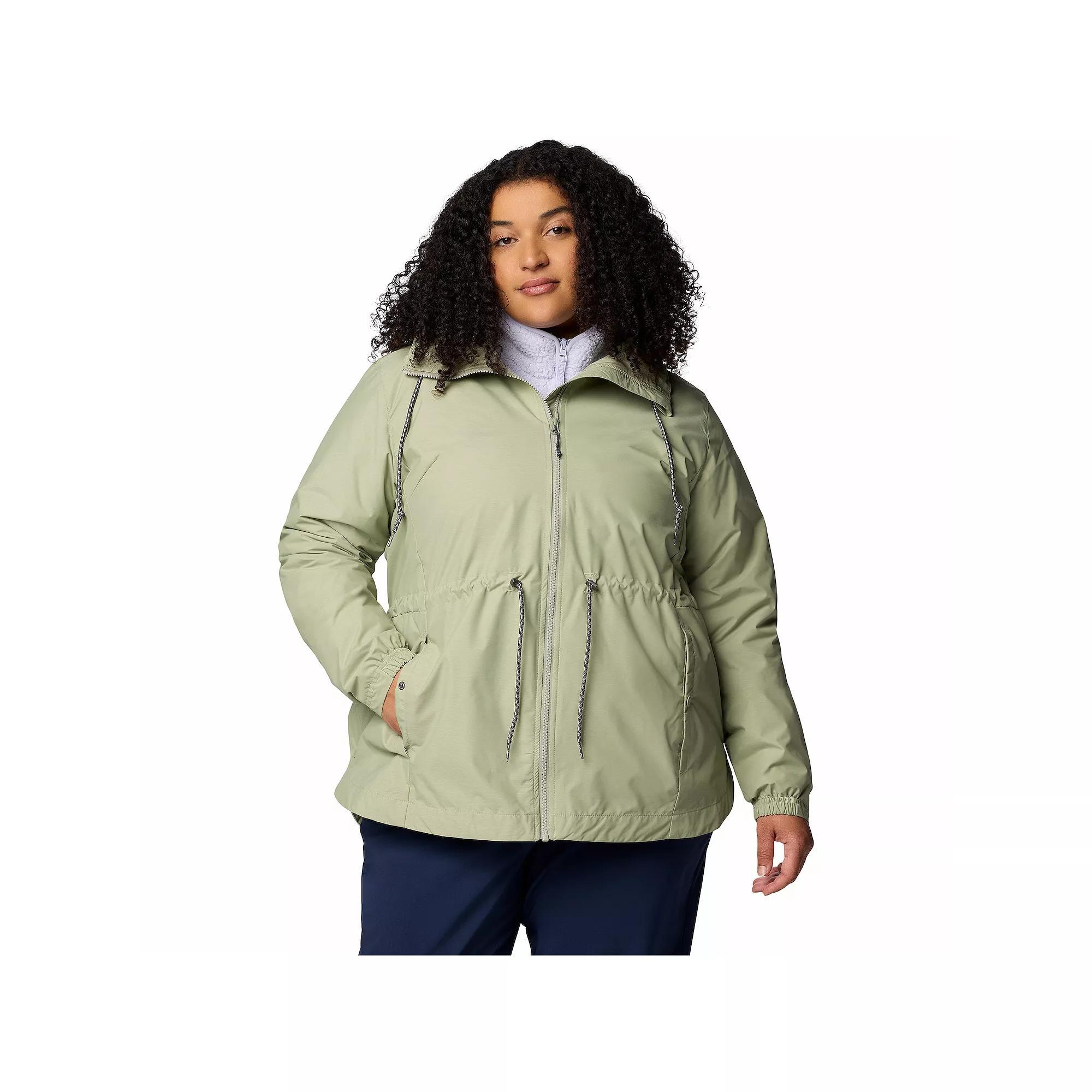 Plus Size Columbia Omni-SHIELD™ Lillian Ridge II Jacket, Women's, Size: 1XL, Spray Product Image