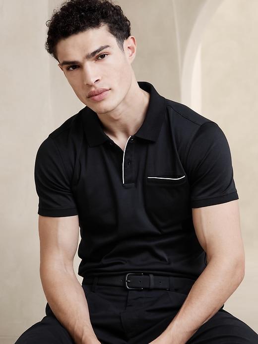Slim Luxe Touch Polo Product Image