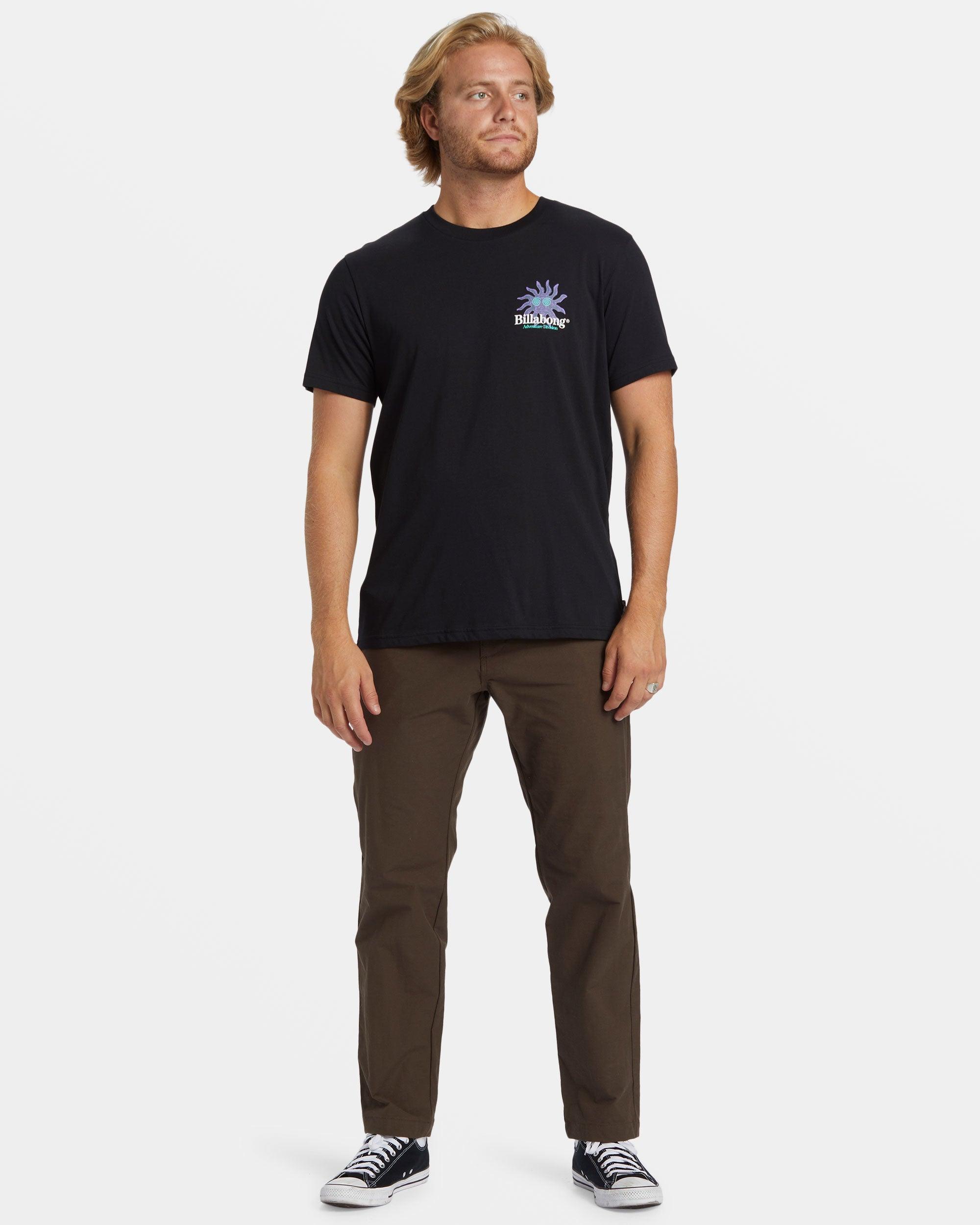 Up Rise T-Shirt - Black Male Product Image