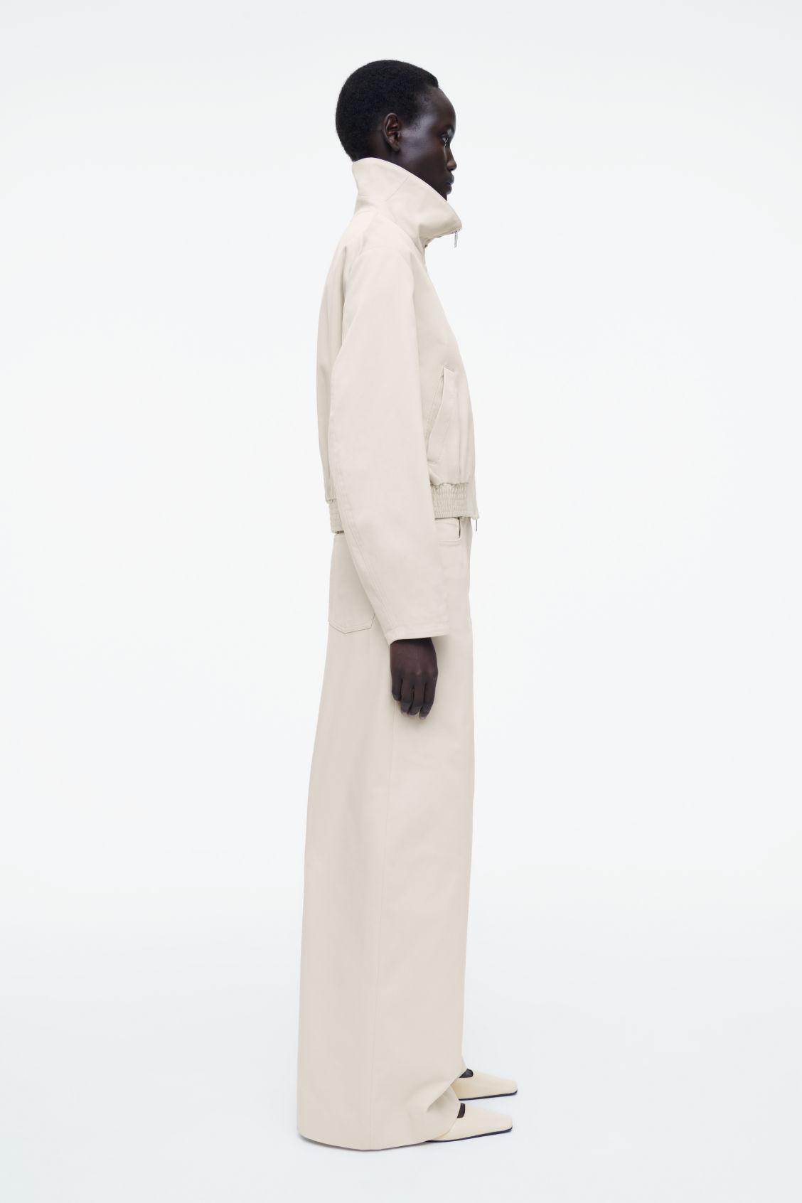 WIDE-LEG COTTON PANTS Product Image