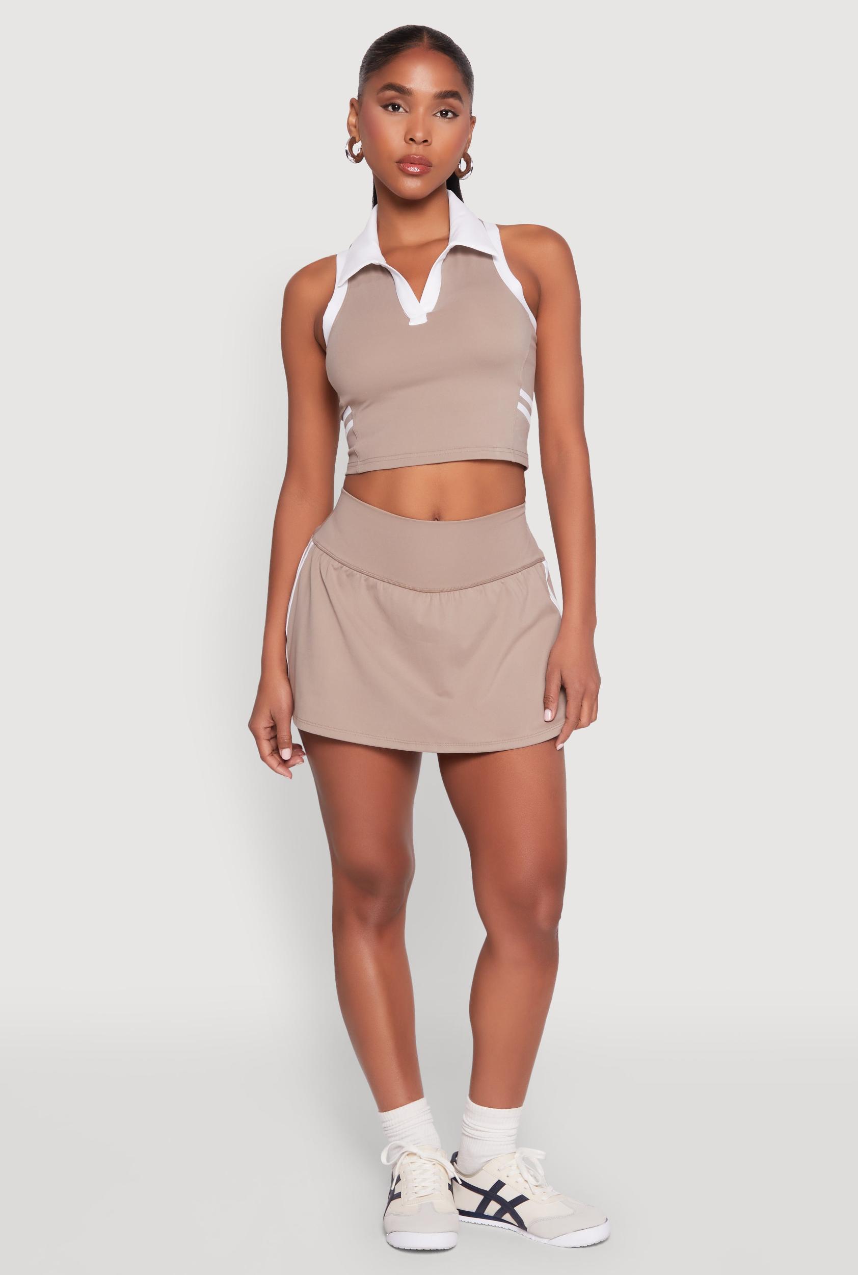 Womens Varsity Stripe Detail Skort Product Image