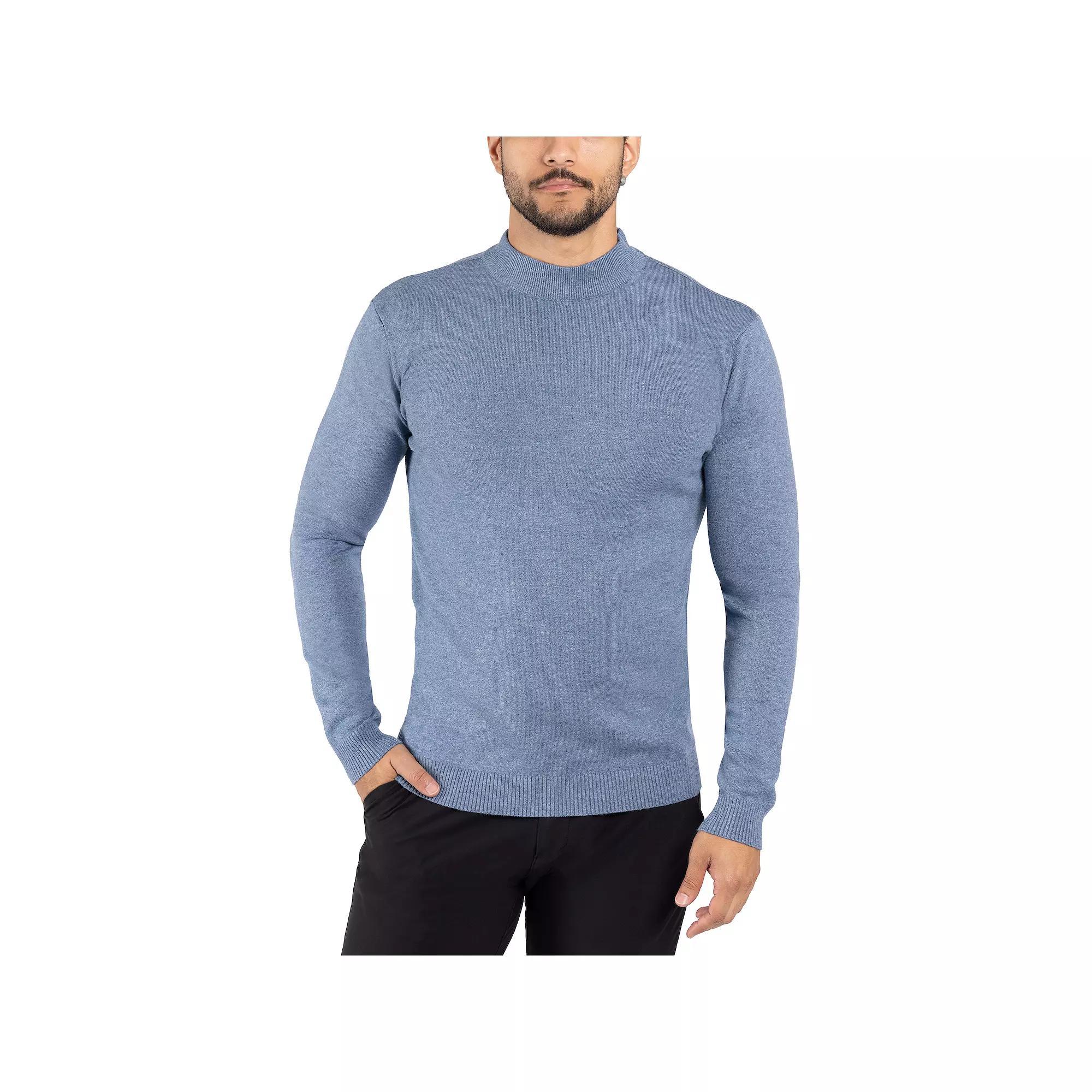 Men's Xray Regular-Fit Mockneck Sweater, Size: 3XL, Brown Product Image
