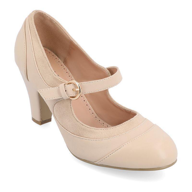 Journee Siri Women's Mary Jane Heels, Size: 6, Red Product Image