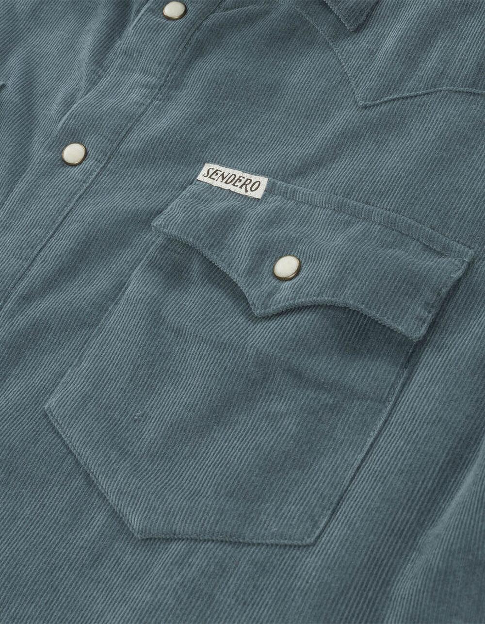 SENDERO PROVISIONS CO. Desperado Mens Shacket - BLUE Product Image