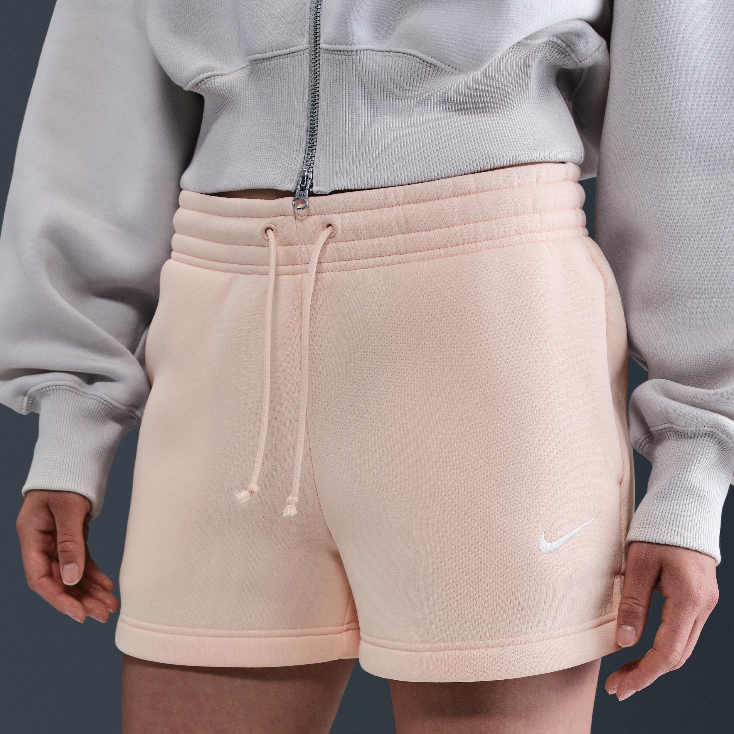 Women's Nike Sportswear Phoenix Fleece Mid-Rise 4" Shorts Product Image