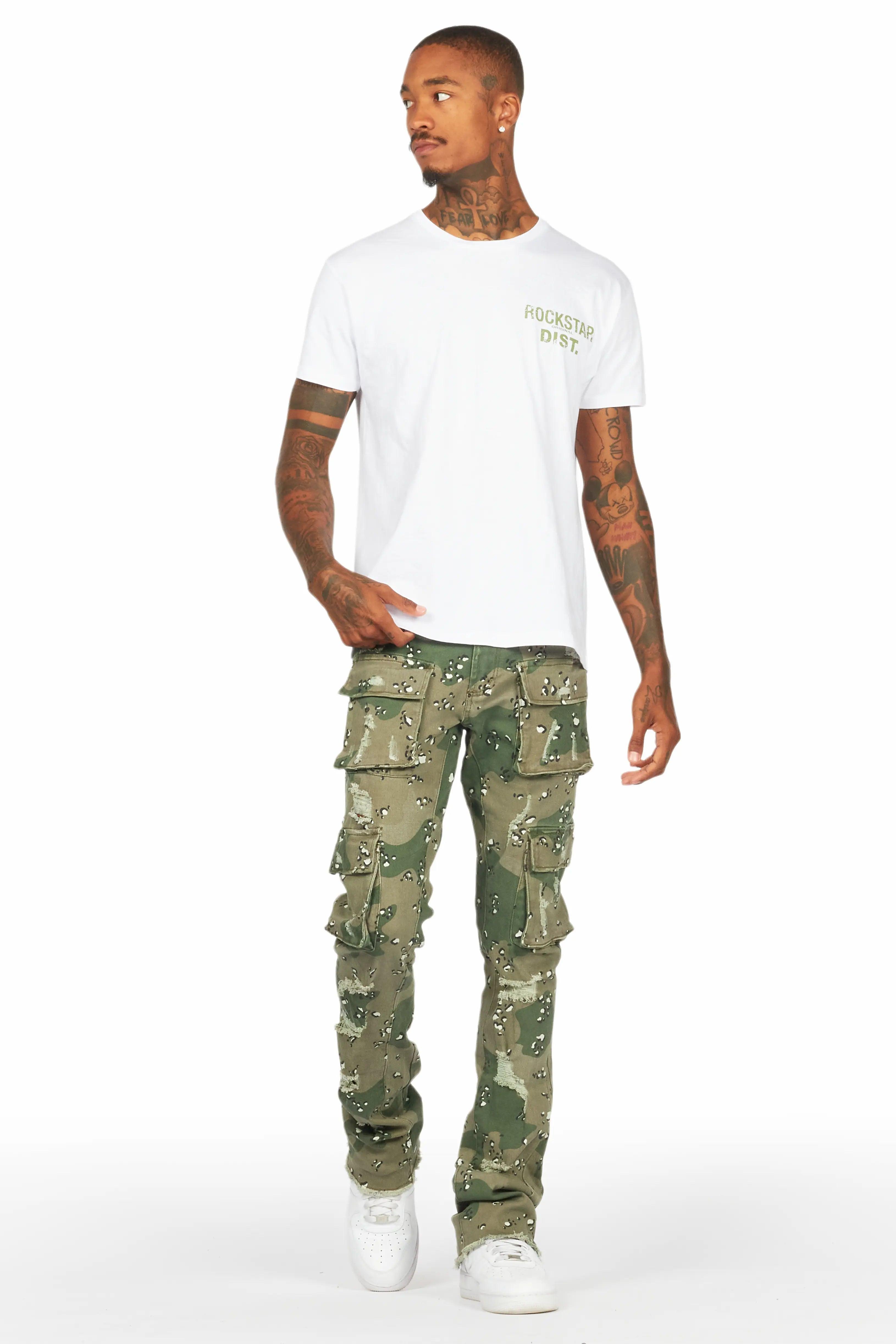 Kade Stacked Flare Jean Male Product Image