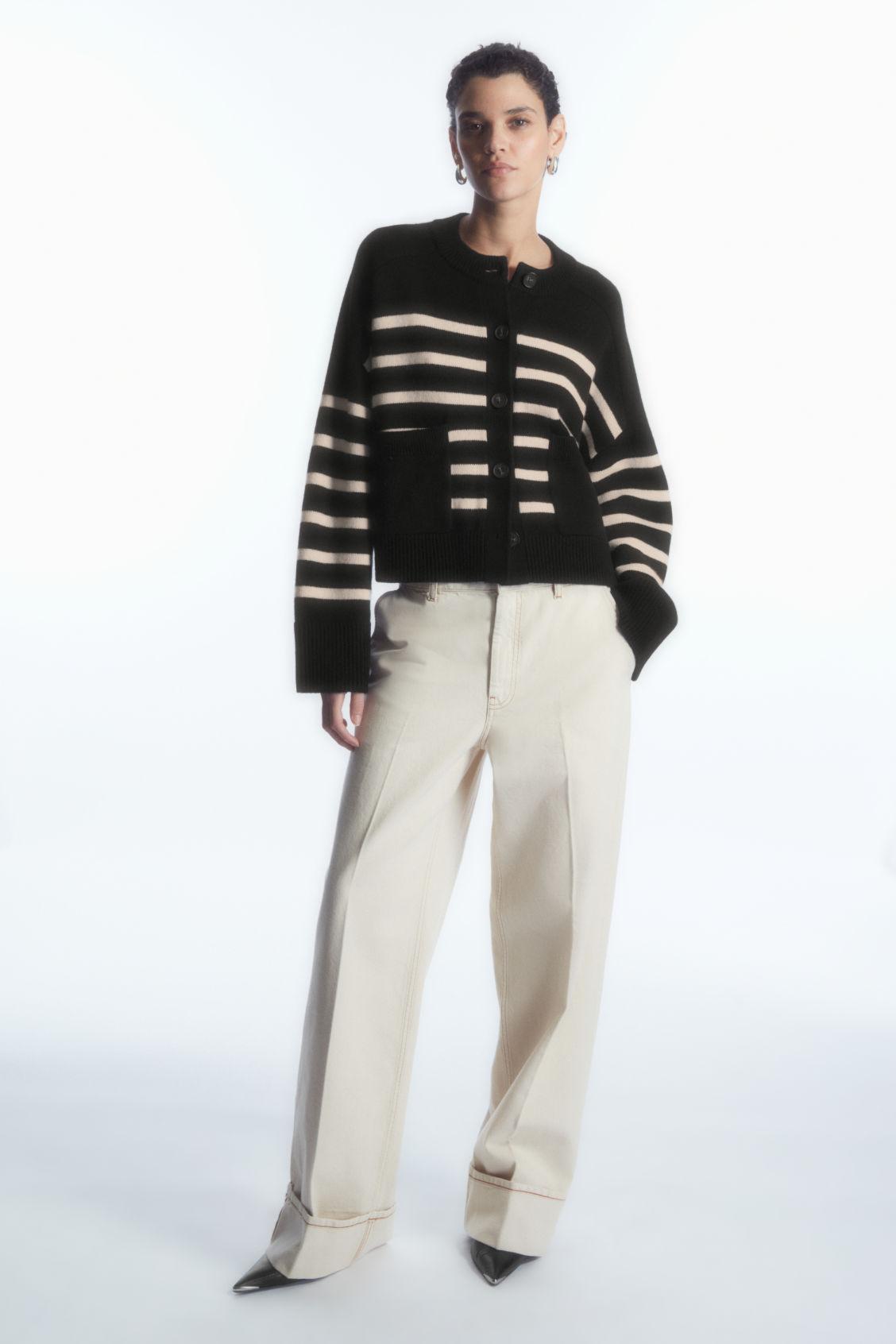 WOOL CREW-NECK CARDIGAN Product Image