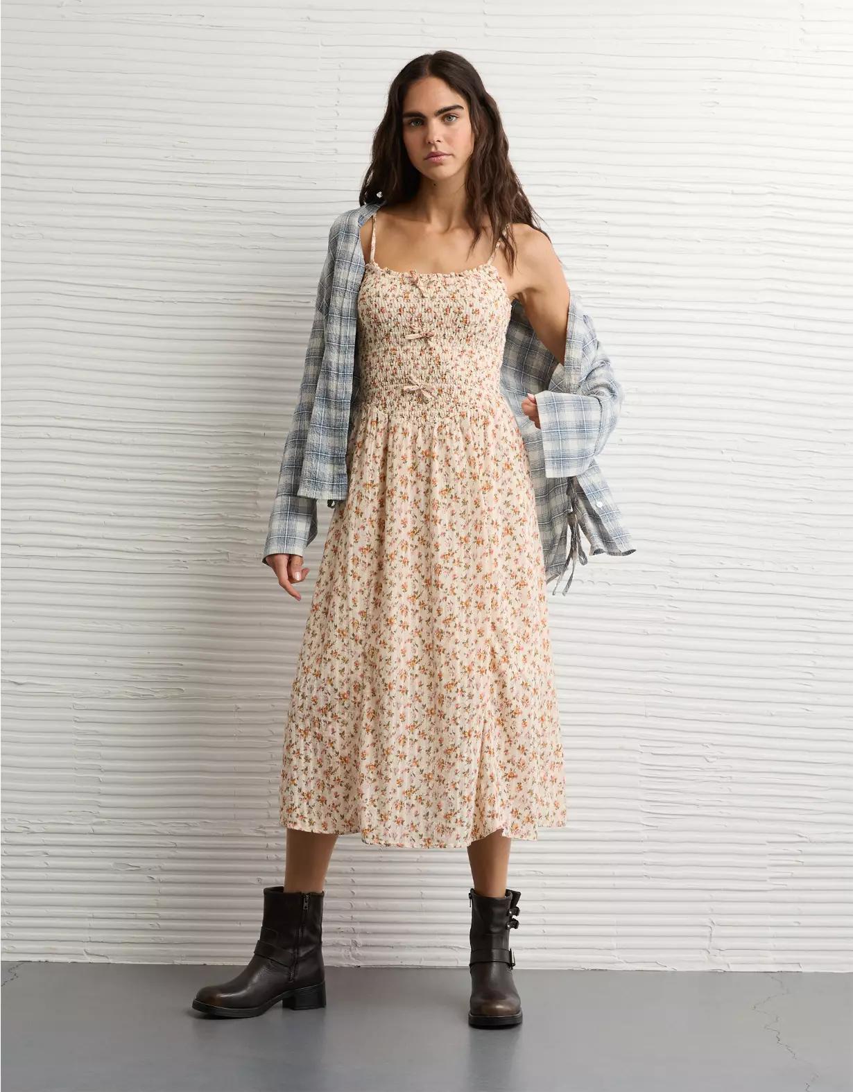 AE Bella Bow Midi Dress Product Image