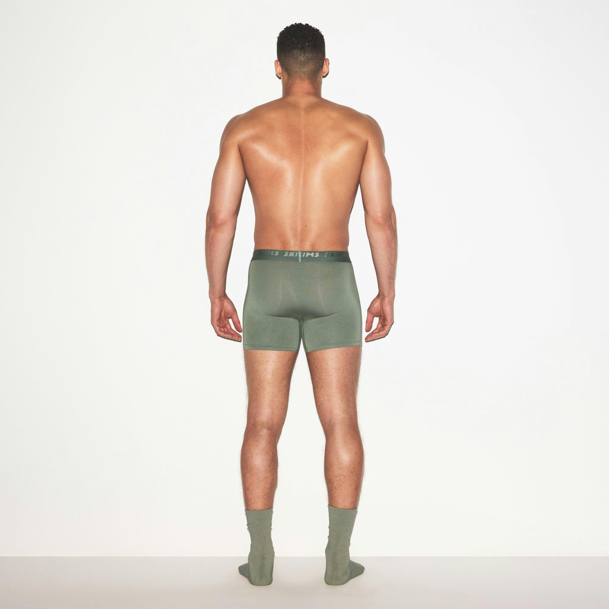 SKIMS STRETCH MENS 3" BOXER BRIEF 3-PACK | LAUREL MULTI Product Image
