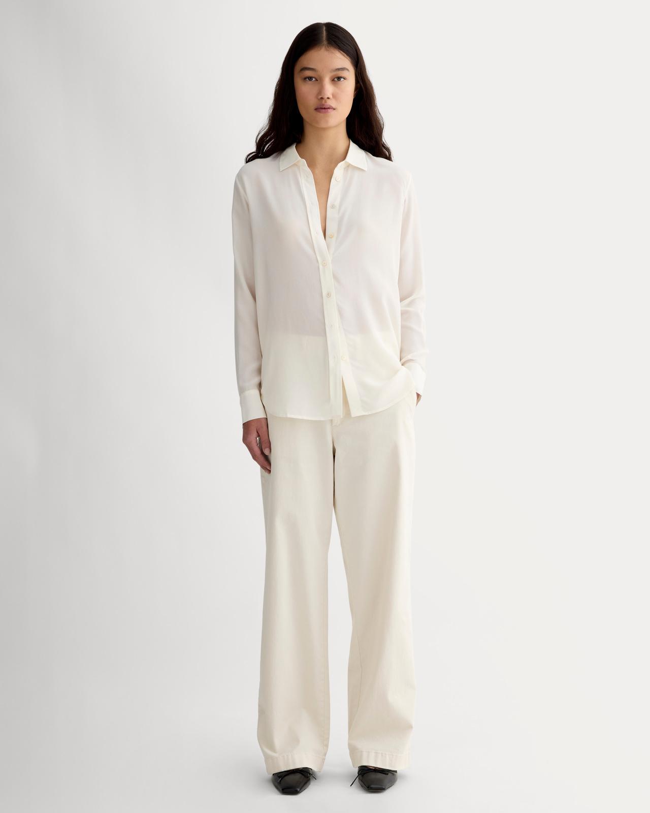 The Must-Have Shirt in Washable Silk Product Image