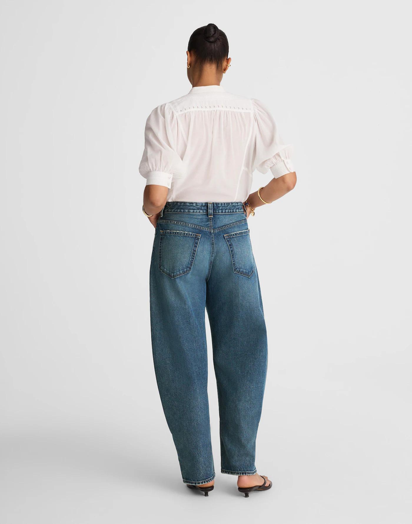 The Curvy Balloon Jean in Greendale Wash Product Image