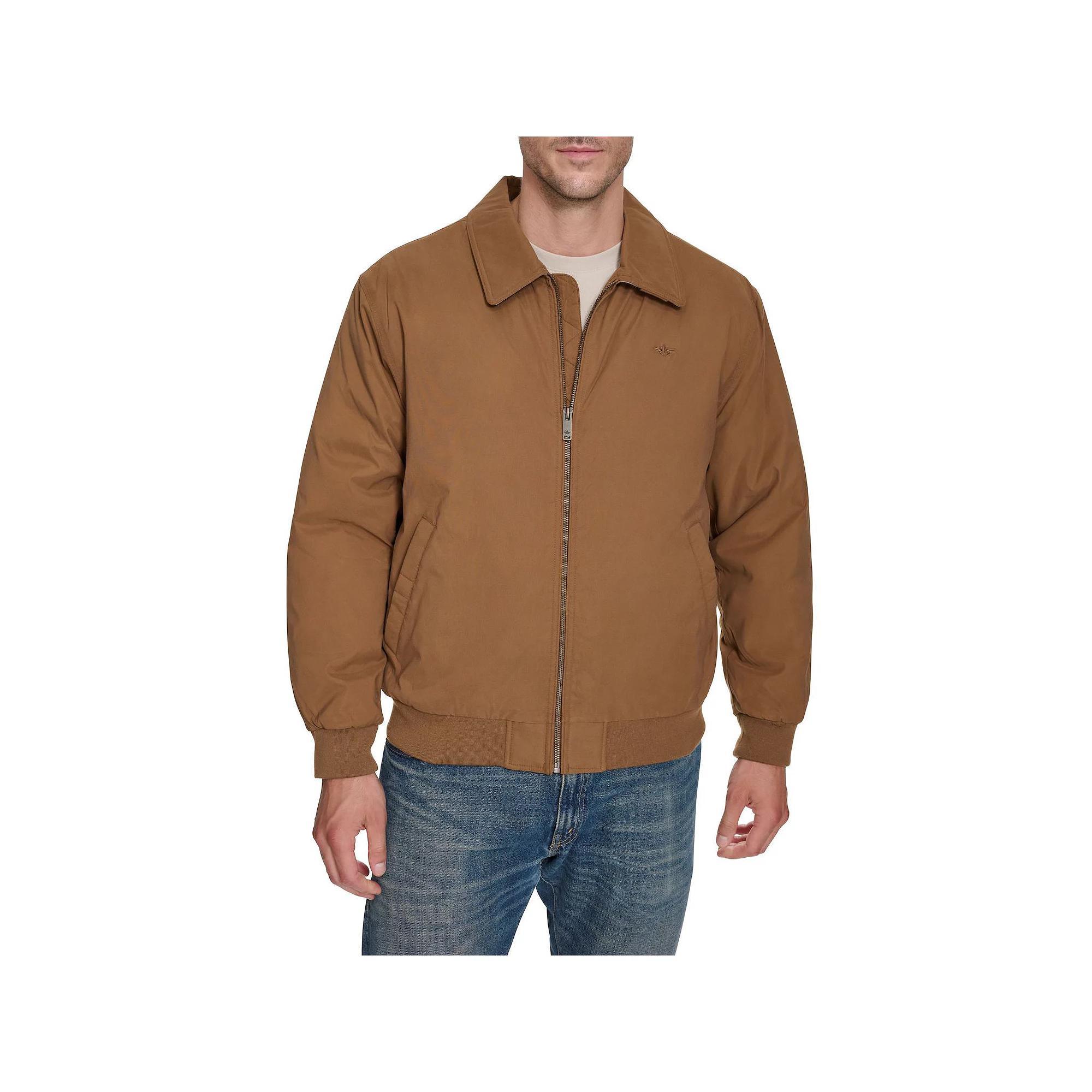 Big & Tall Dockers® Microtwill Bomber Jacket, Men's, Size: 4XB, Green Product Image