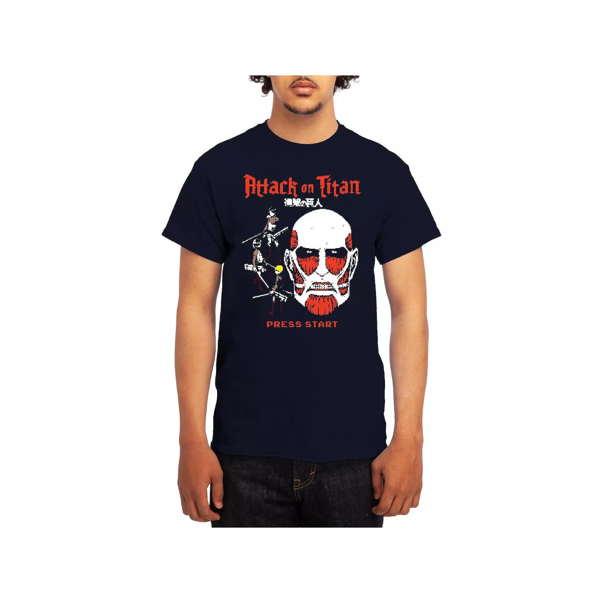 Men's Attack on Titan Standing on Titan Tee, Boy's, Size: Small, Black Product Image