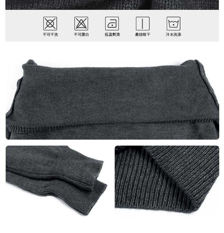 Off-Shoulder Dolman-Sleeve Knit Top Product Image