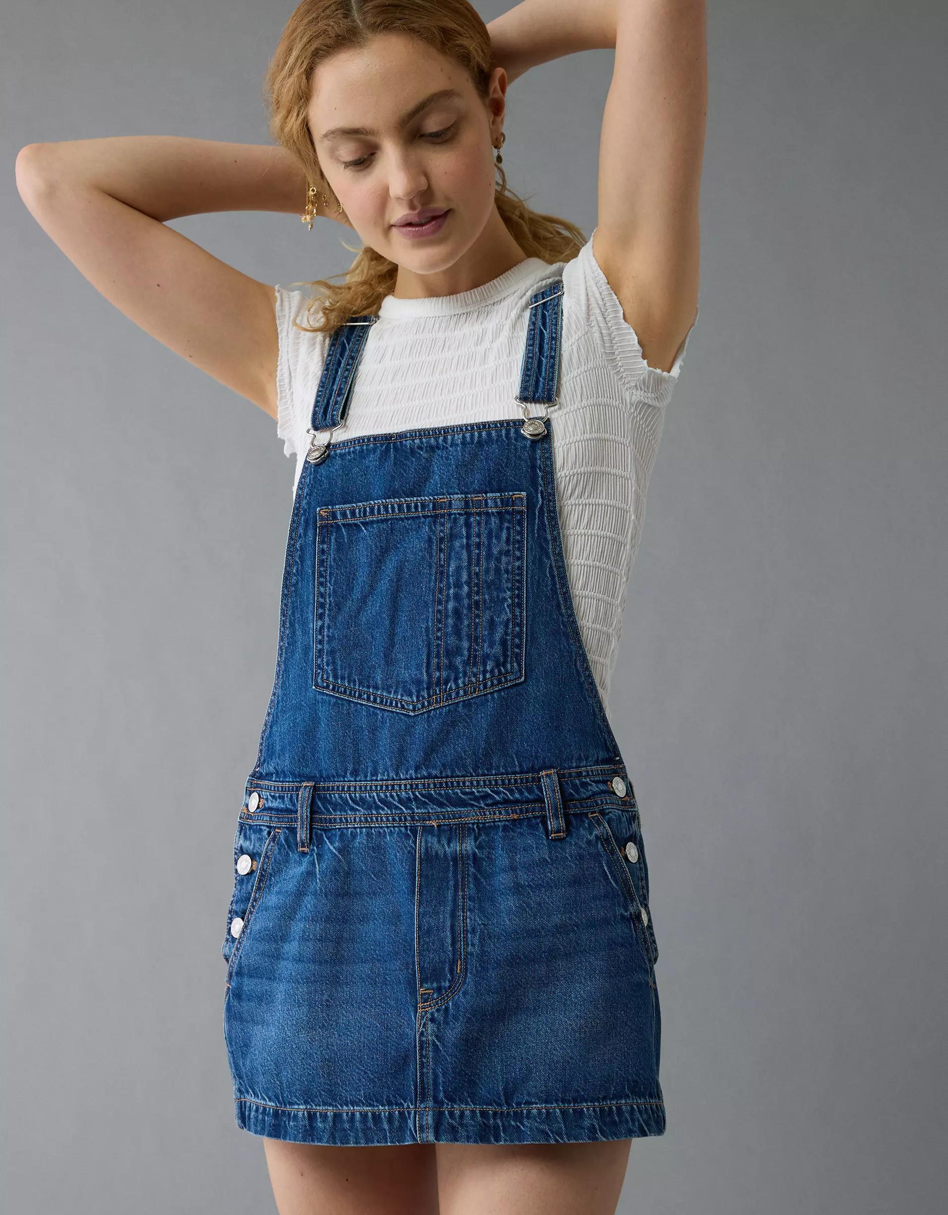AE Denim Skirt Overall Product Image