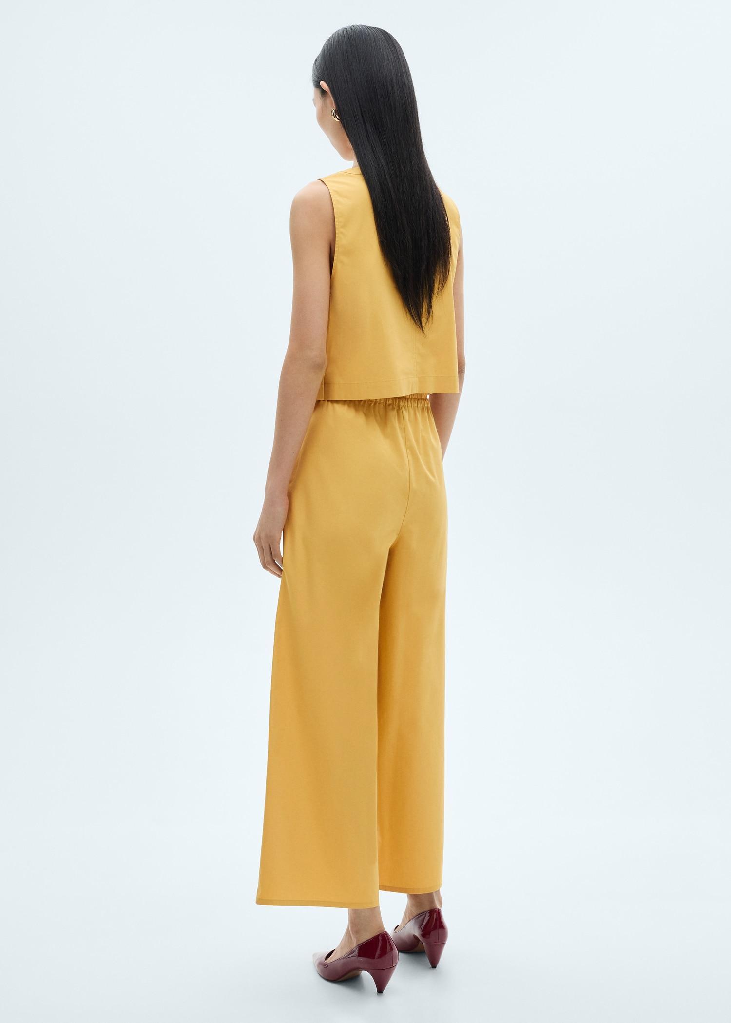 Cotton crop top - Women | MANGO USA Product Image