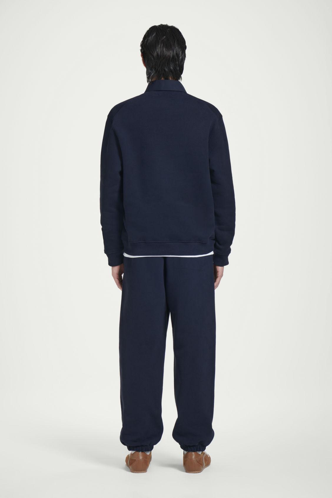 RELAXED HALF-PLACKET POLO SWEATSHIRT Product Image