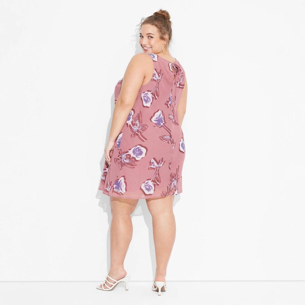 Womens Mini Slip Dress - Wild Fable Floral XXL Product Image