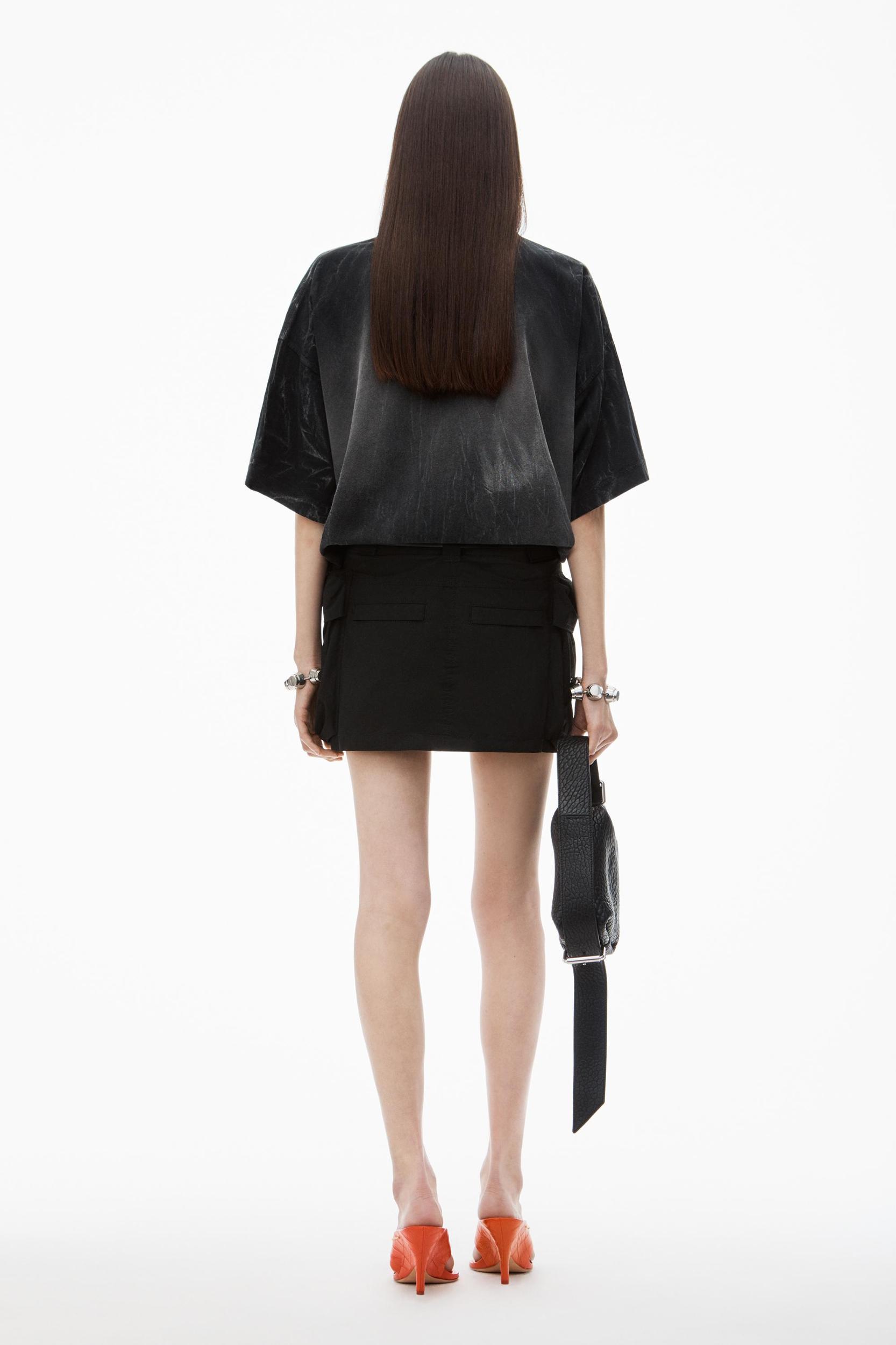 Cargo Mini Skirt With Oversize Pockets Product Image