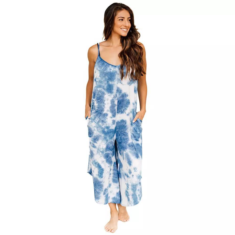 Womens J. Valdi Flowy Jumpsuit Swim Coverup Product Image