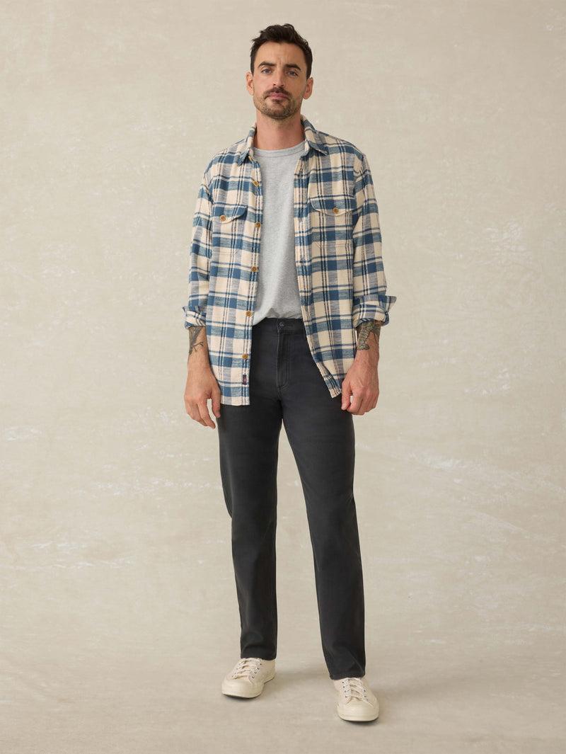 Stretch Terry 5-Pocket Pant - Onyx Black Product Image